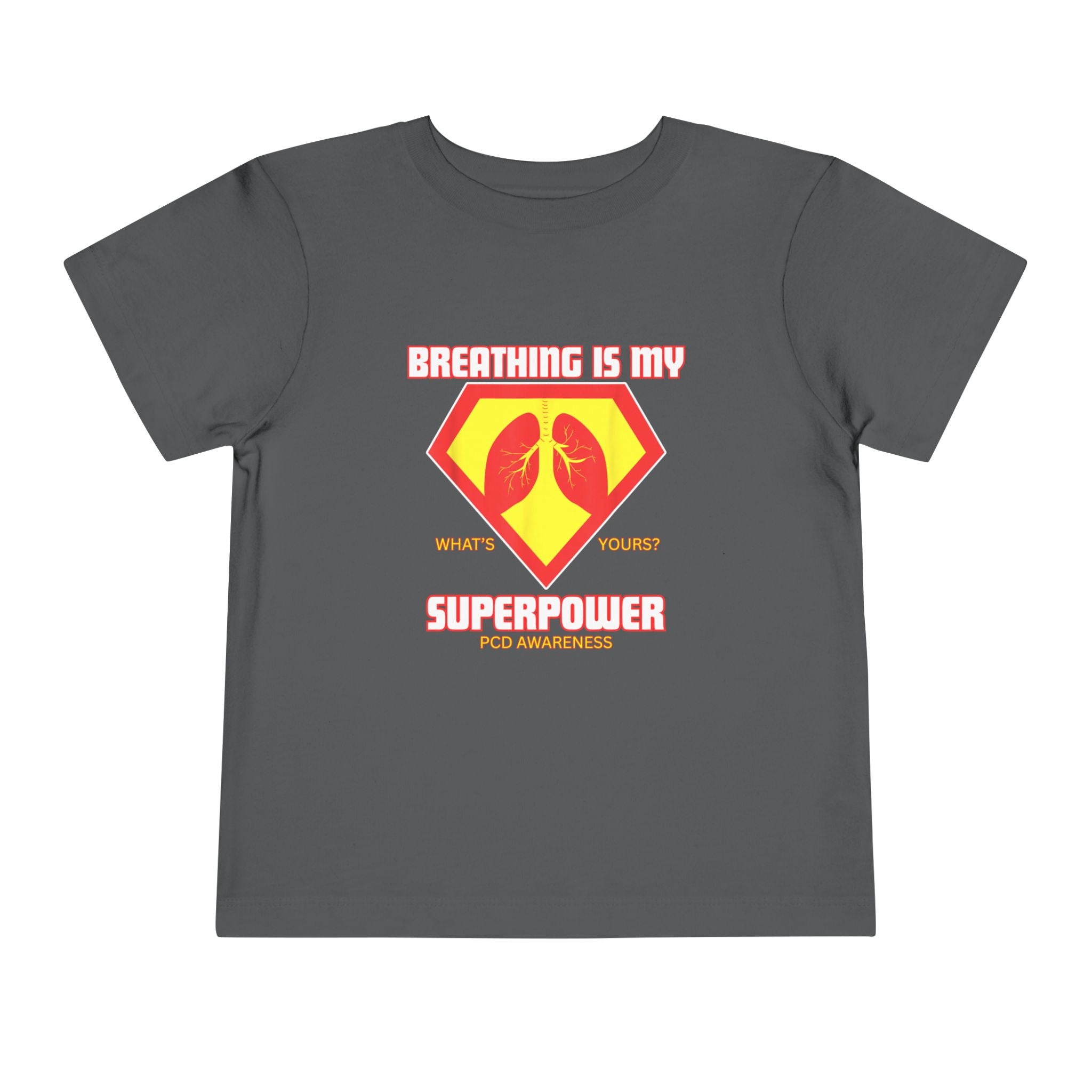 Toddler Tee - Breathing is my superpower PCD Design