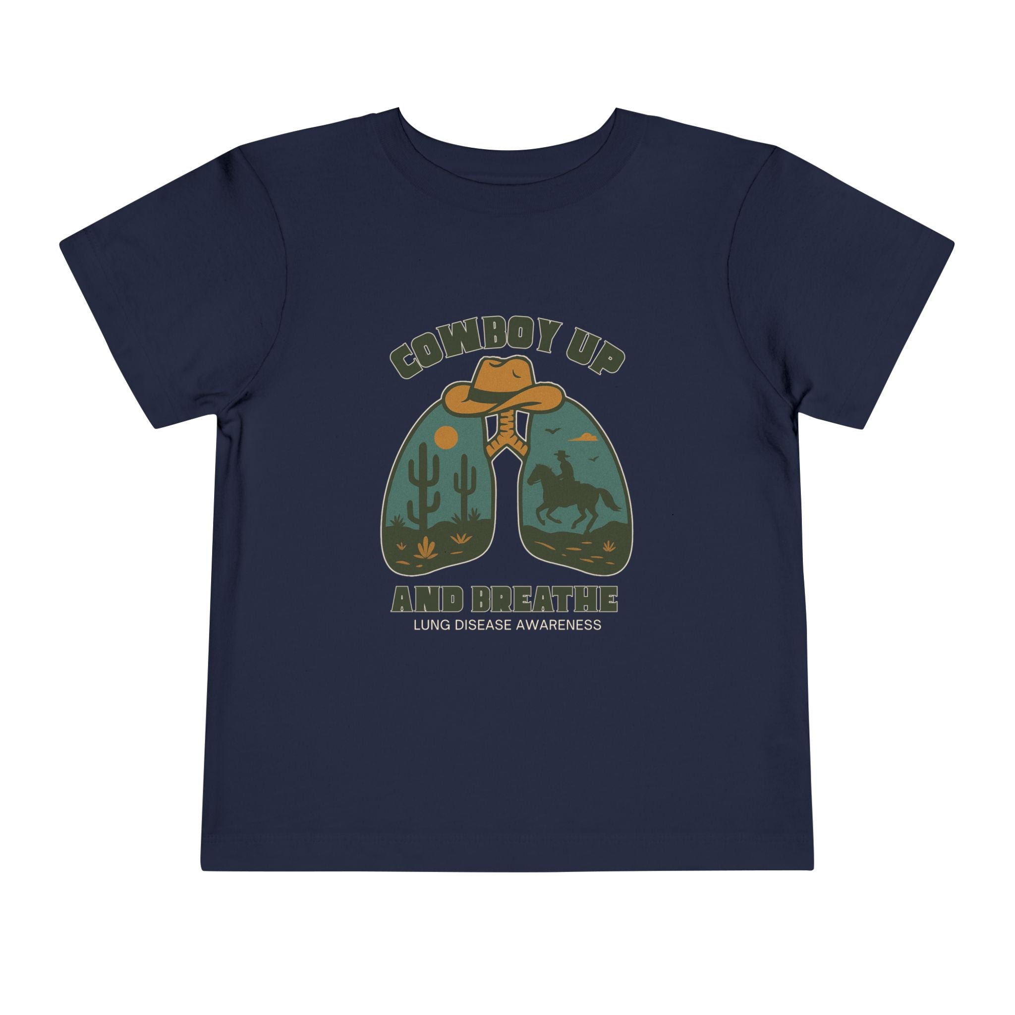 Toddler Tee Cowboy Up & Breathe