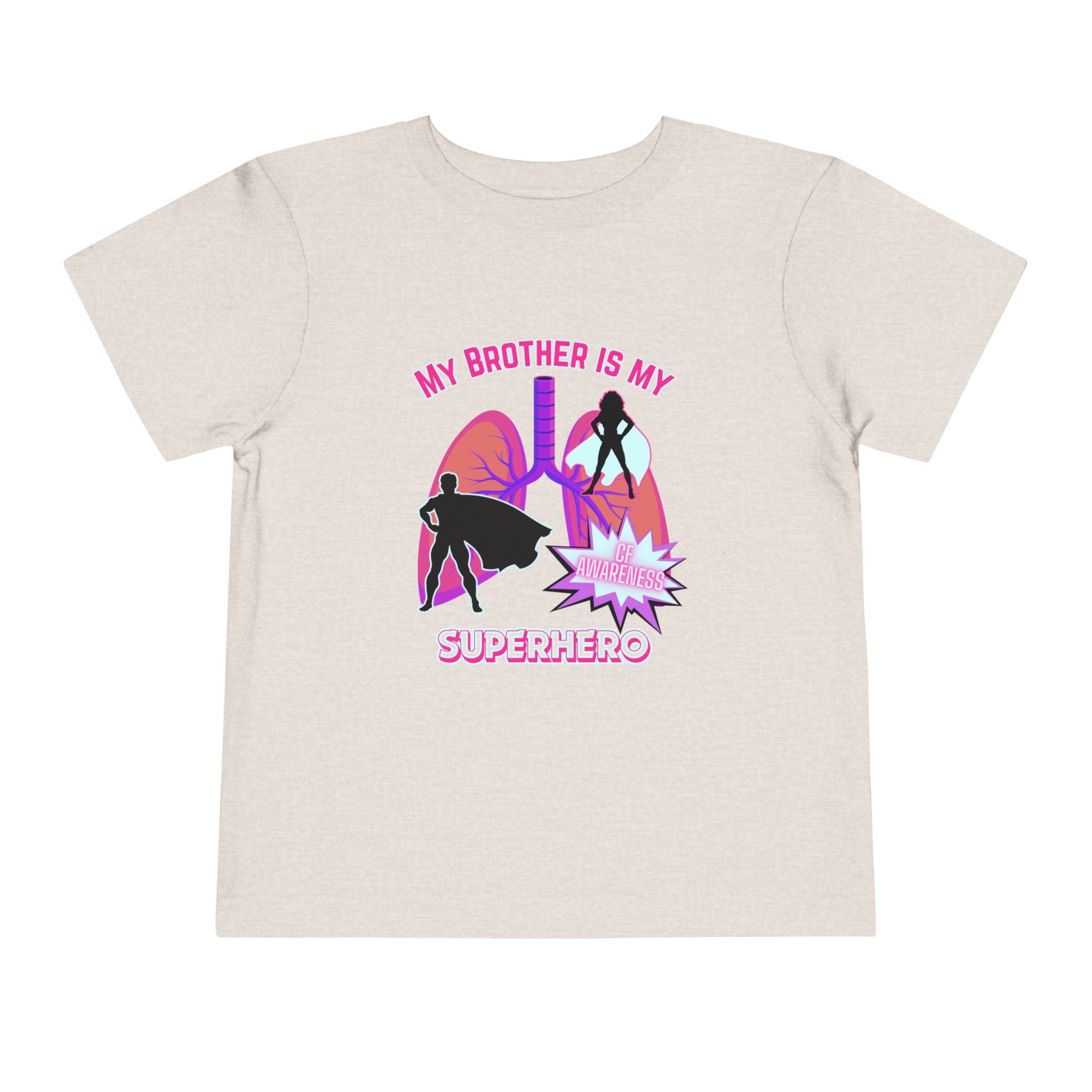 Toddler T-Shirt Brother Superhero CF Awareness