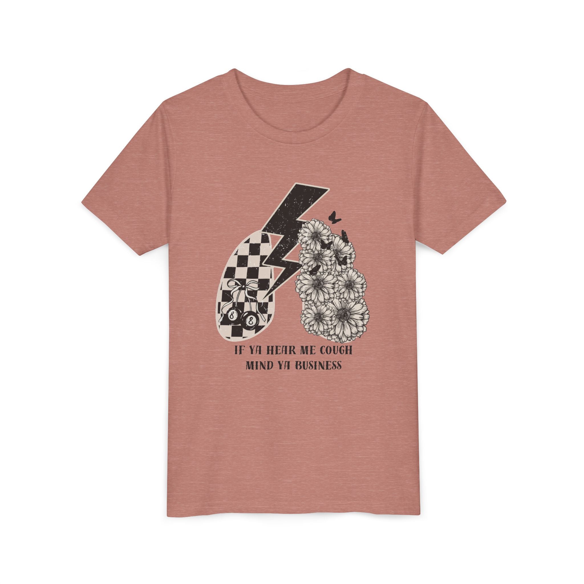 Lungs Mind Ya Business Tee- Youth