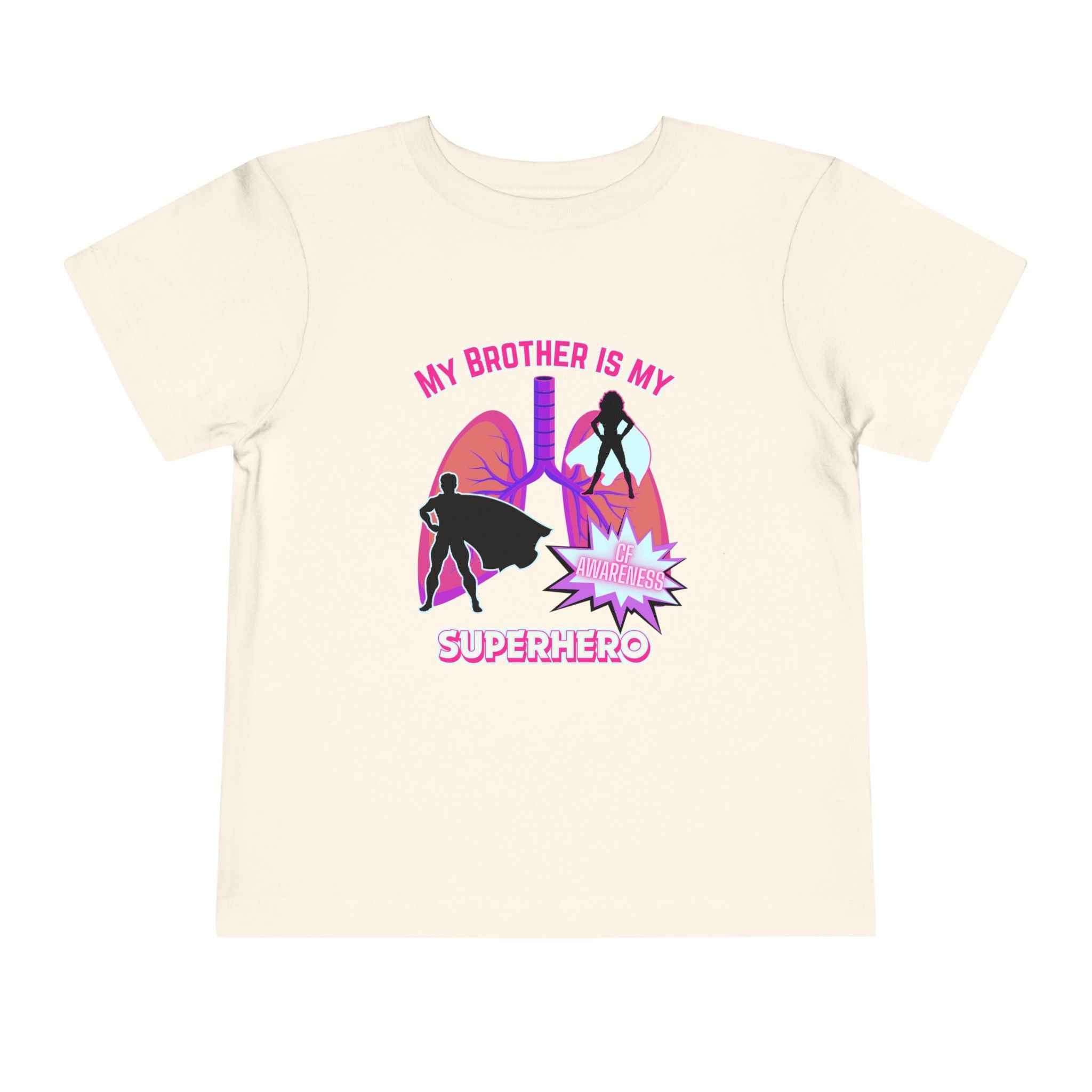 Toddler T-Shirt Brother Superhero CF Awareness