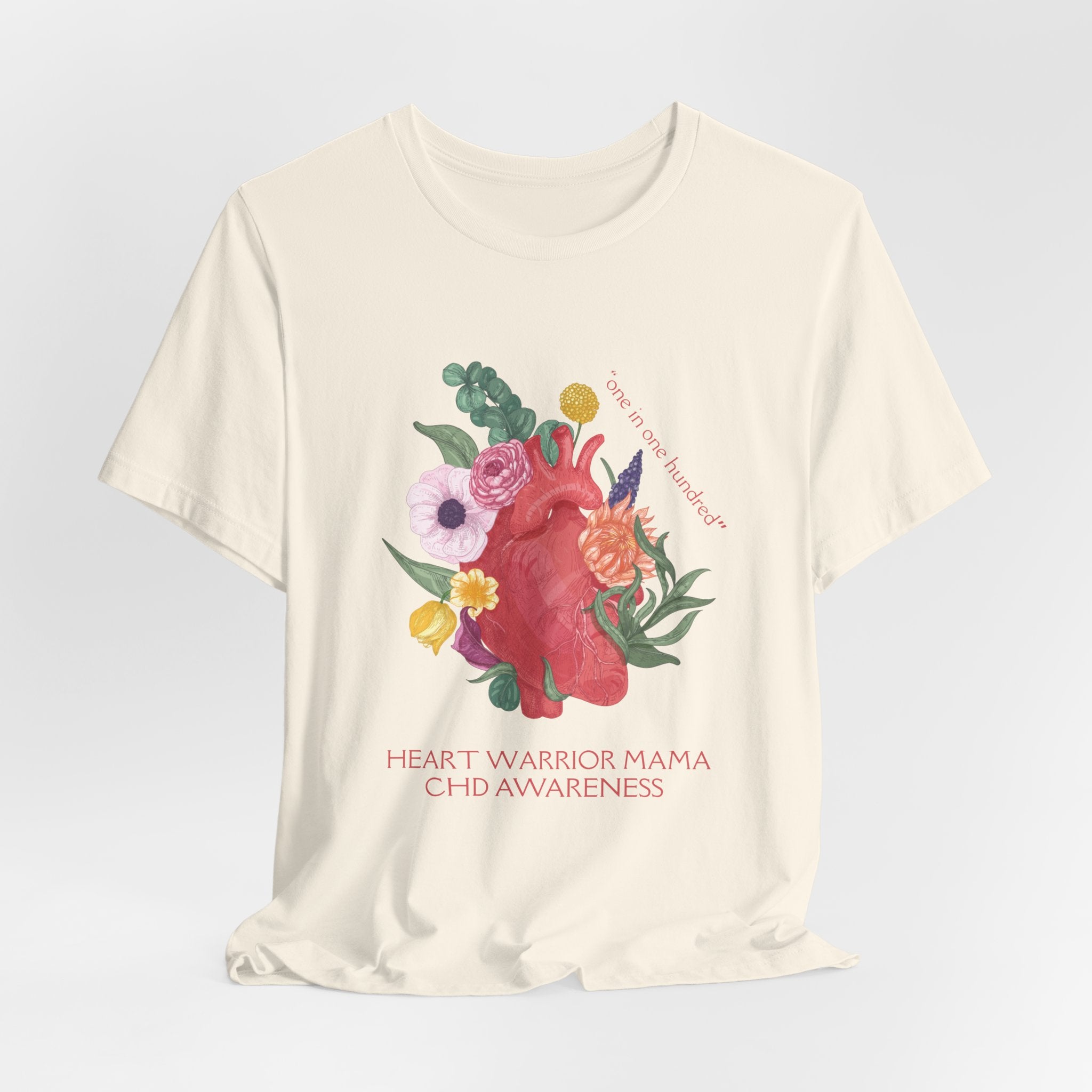 Heart Warrior Mama CHD Awareness Tee