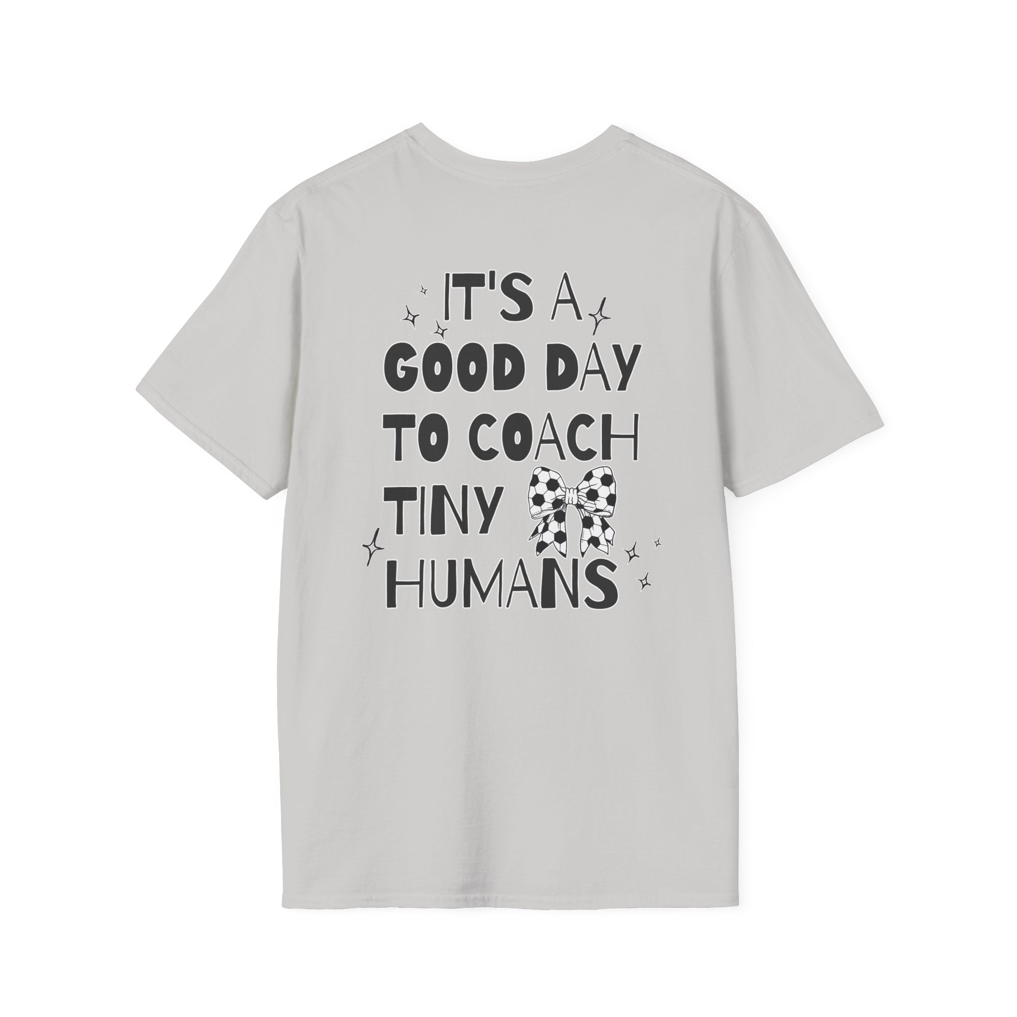 Soccer Coach T-Shirt - Tiny Humans Coaching Design