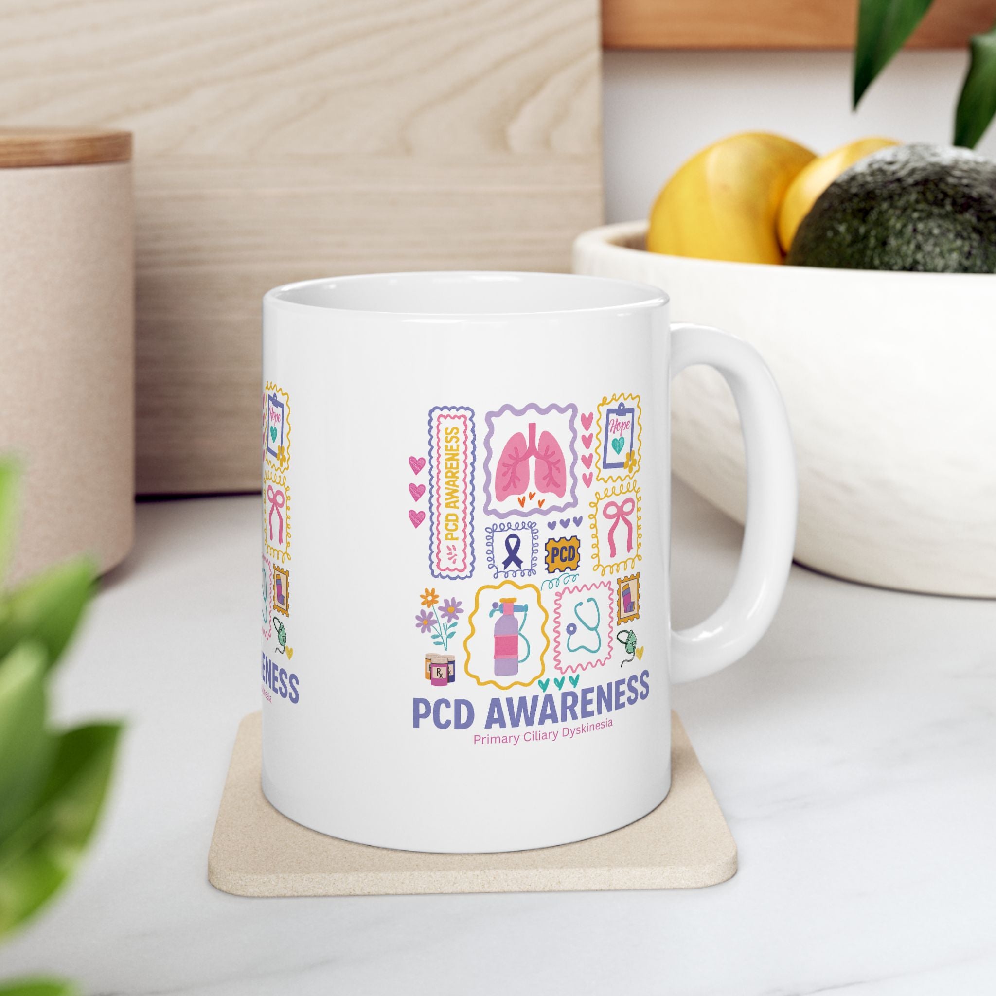 PCD Awareness Ceramic Mug