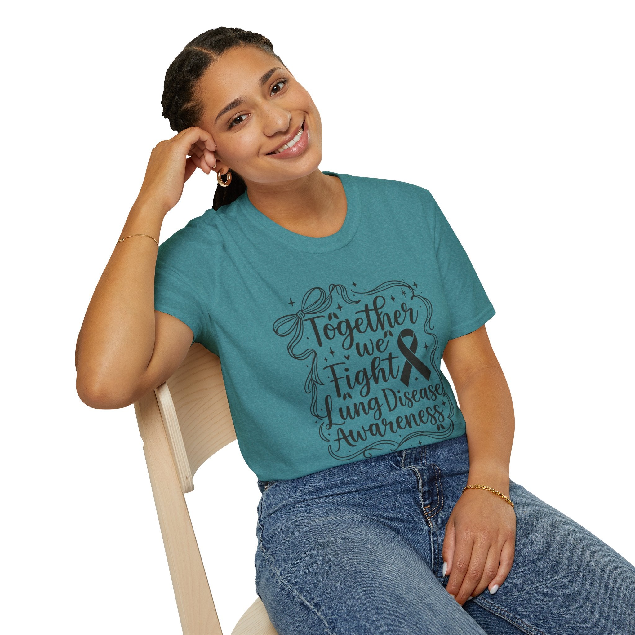 Lung Disease Awareness T-Shirt- Together We Fight