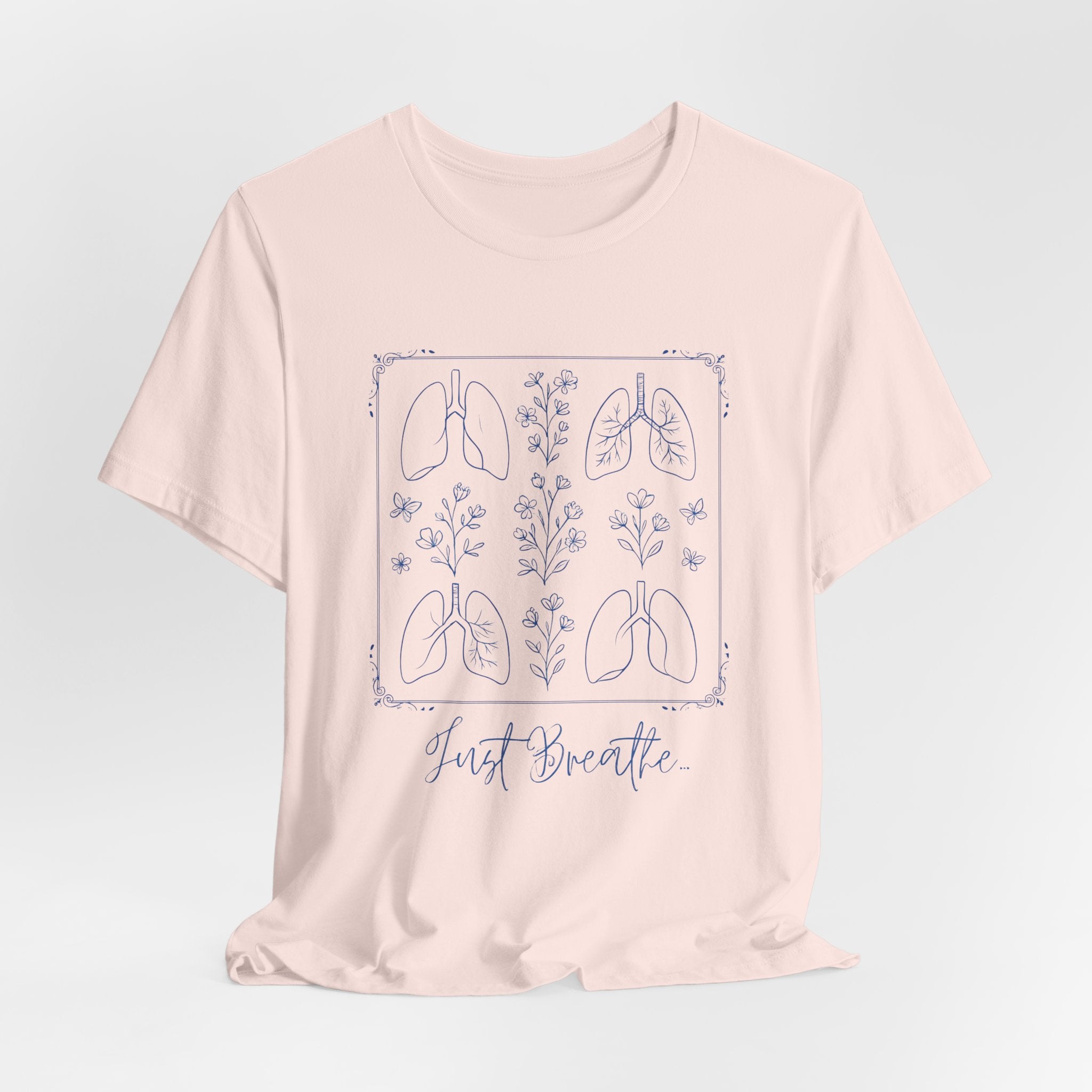 Breathable Unisex Tee - Just Breathe Design