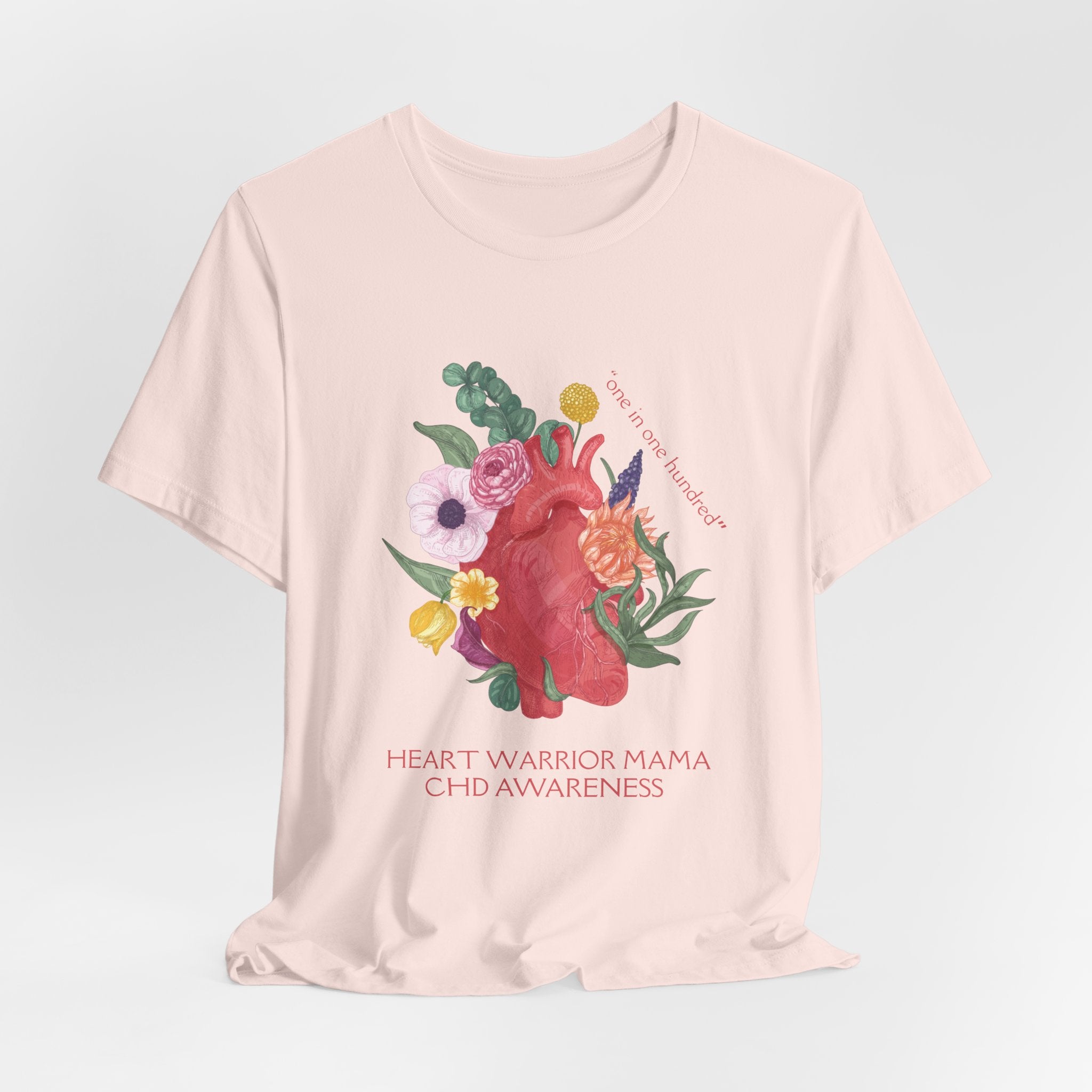 Heart Warrior Mama CHD Awareness Tee