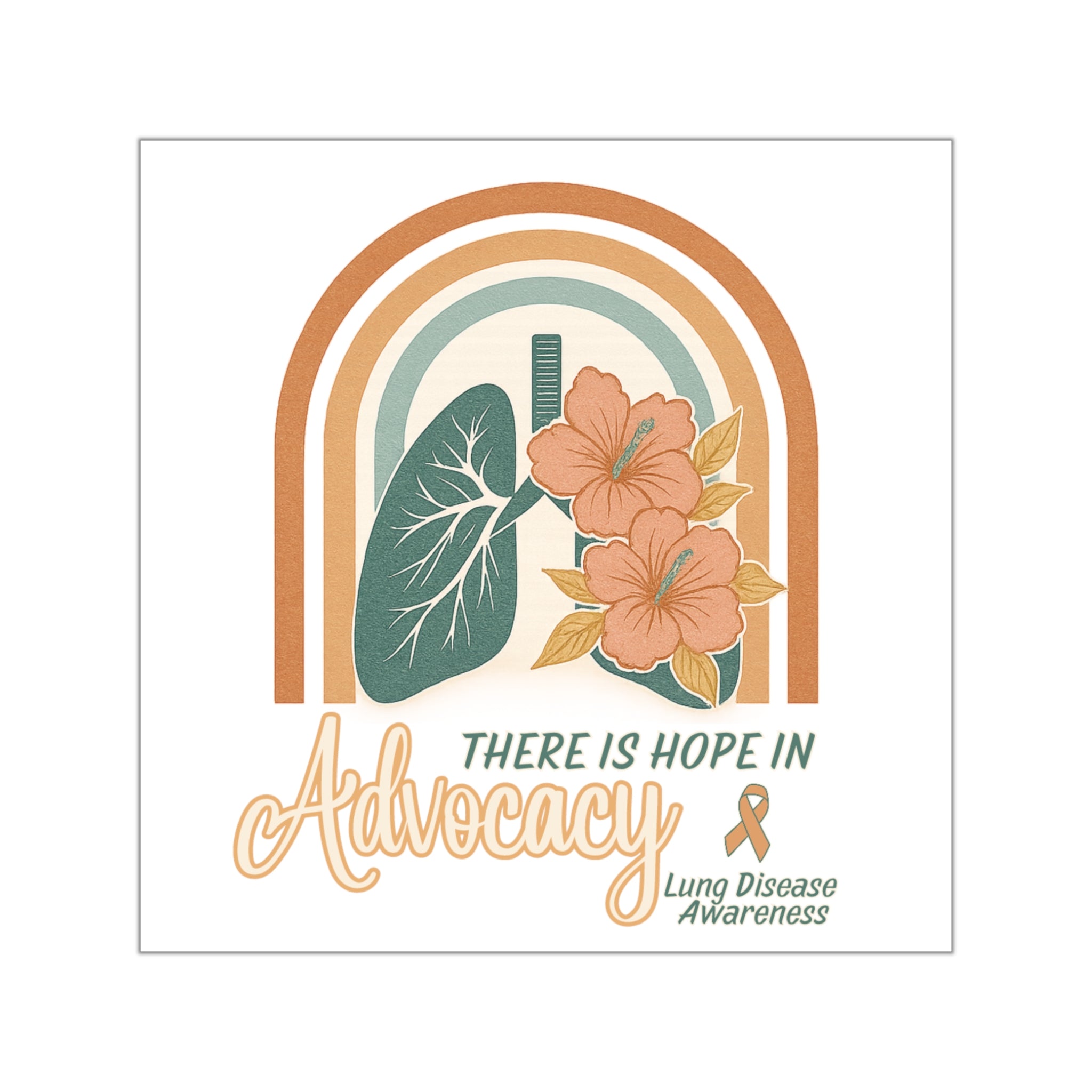 Vinyl Stickers - Hope in Advocacy Lung Disease