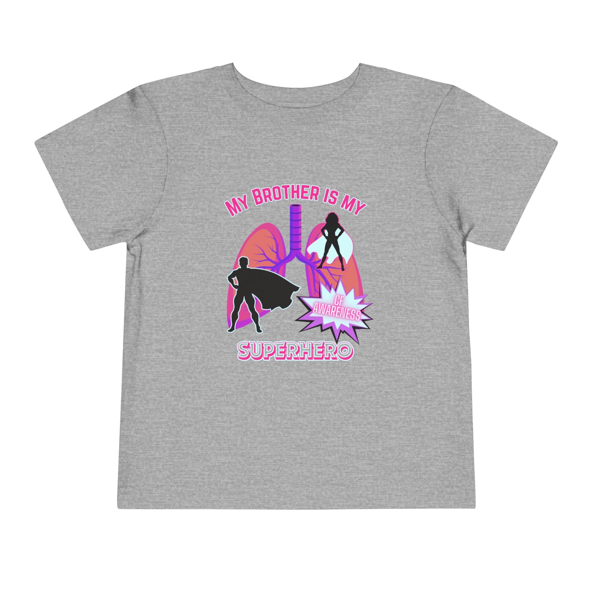 Toddler T-Shirt Brother Superhero CF Awareness
