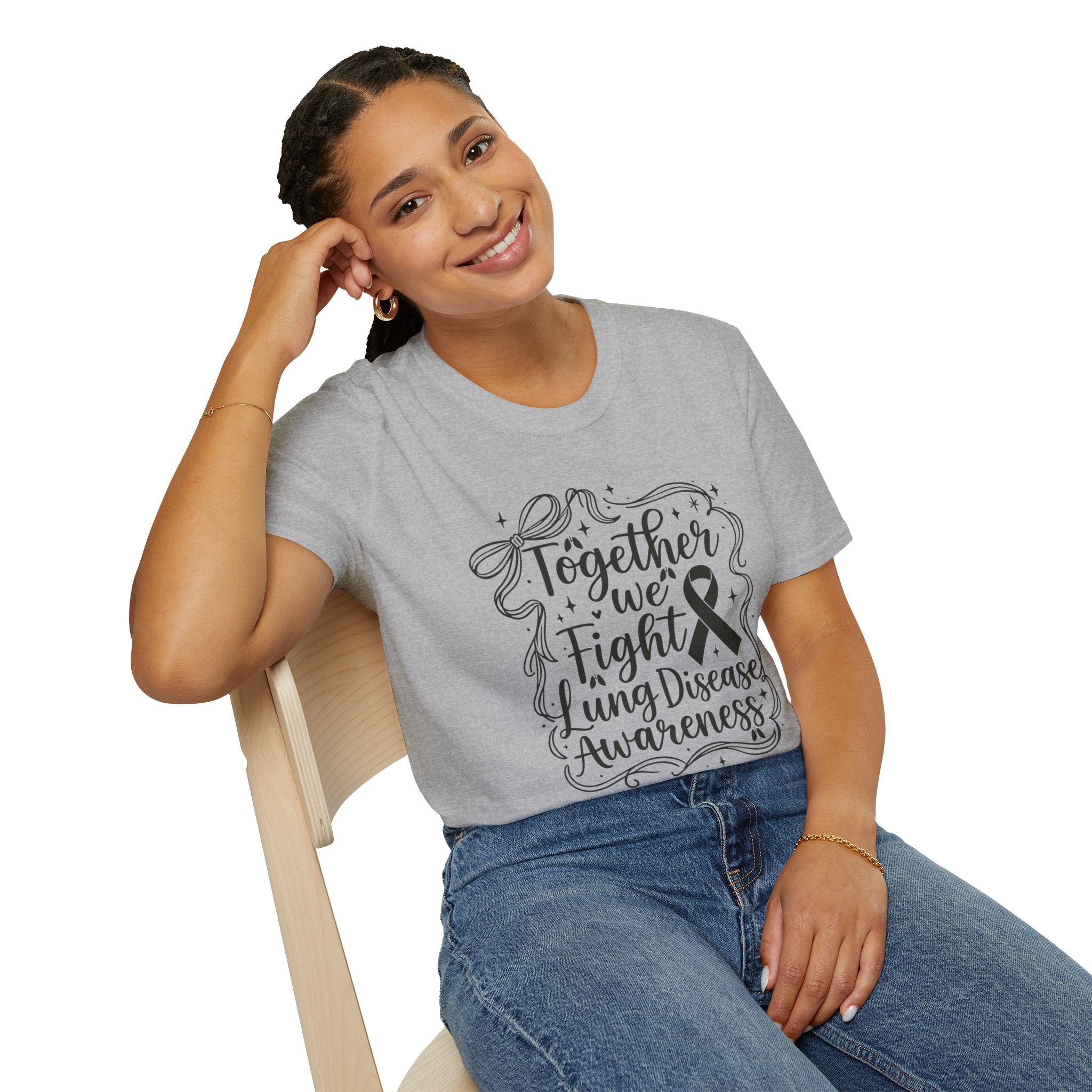 Lung Disease Awareness T-Shirt- Together We Fight