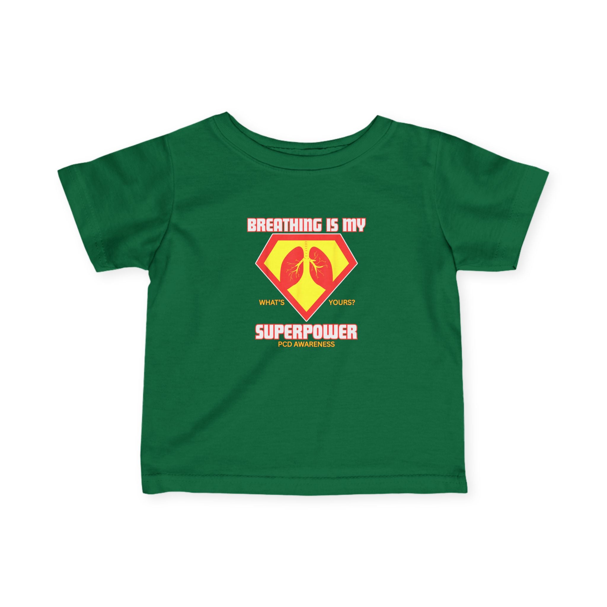 Infant Tee - Breathing is my superpower PCD