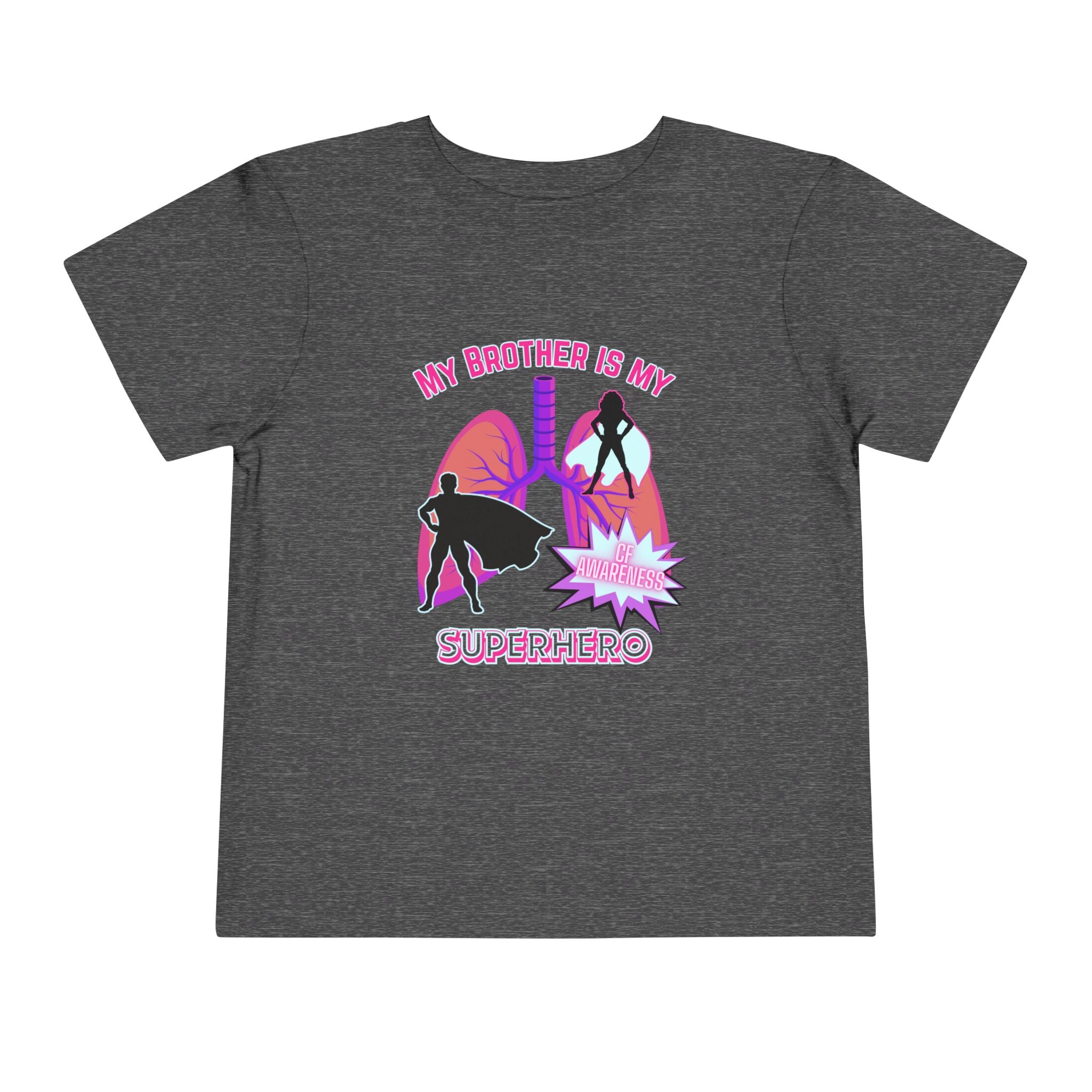 Toddler T-Shirt Brother Superhero CF Awareness