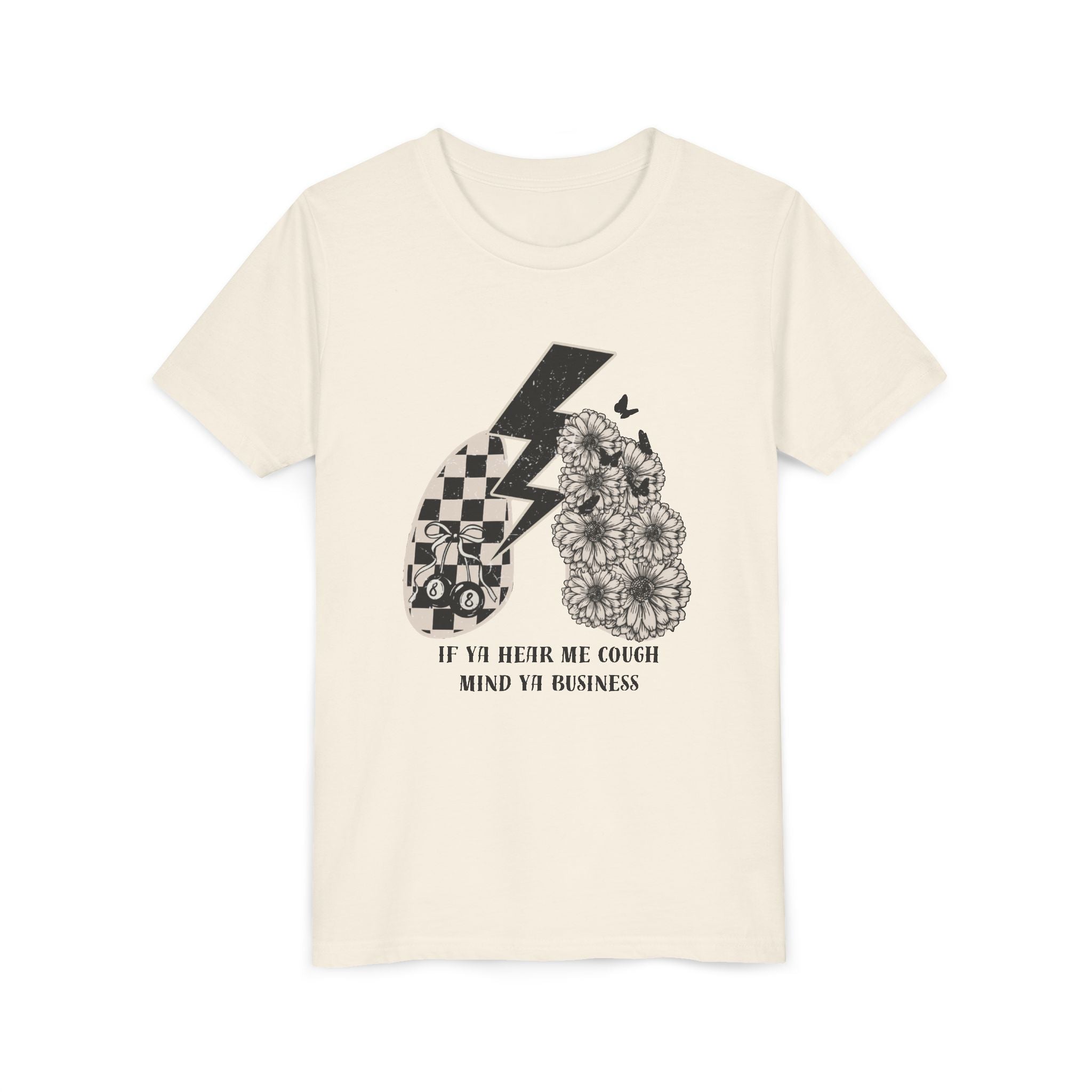 Lungs Mind Ya Business Tee- Youth