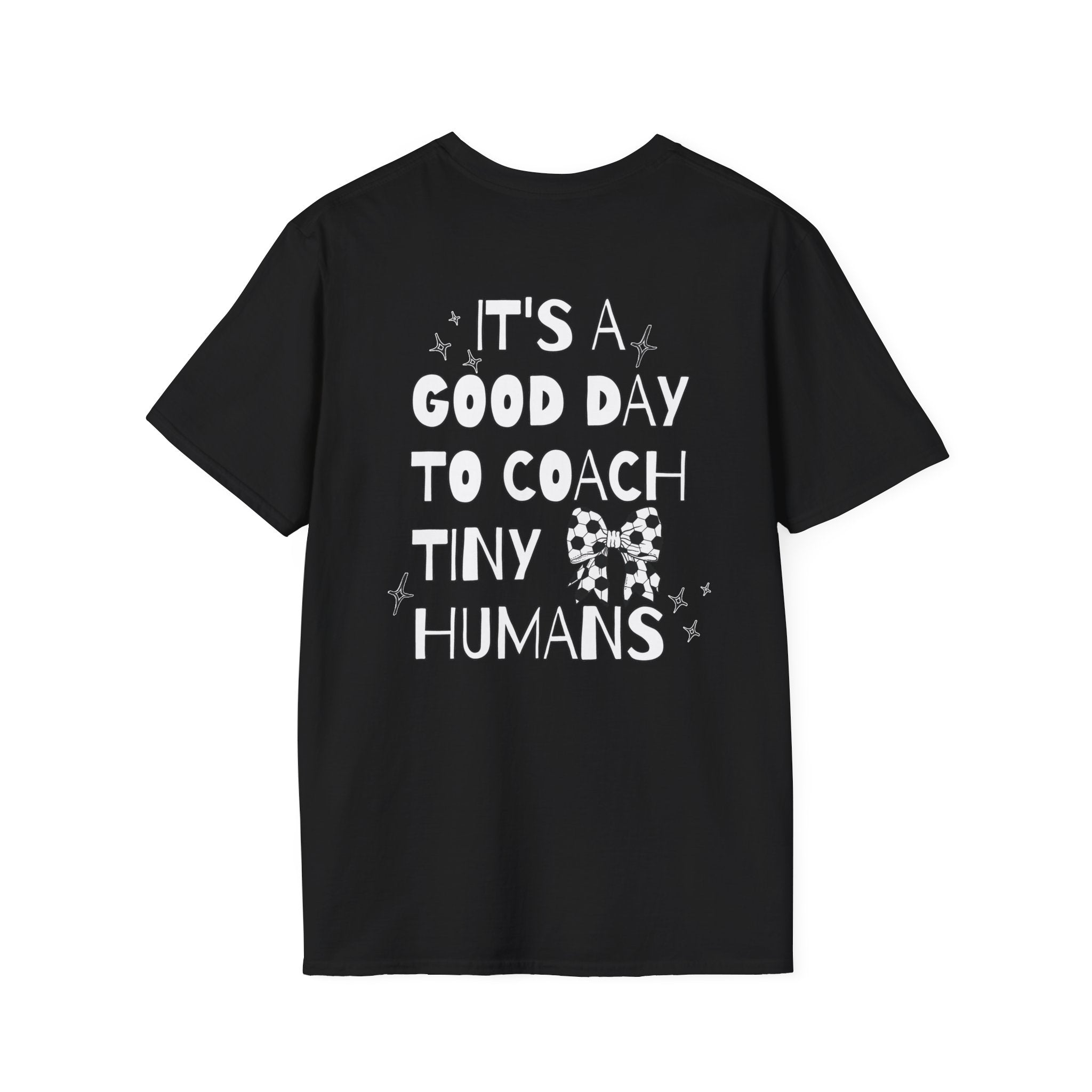 Soccer Coach T-Shirt - Tiny Humans Coaching Design