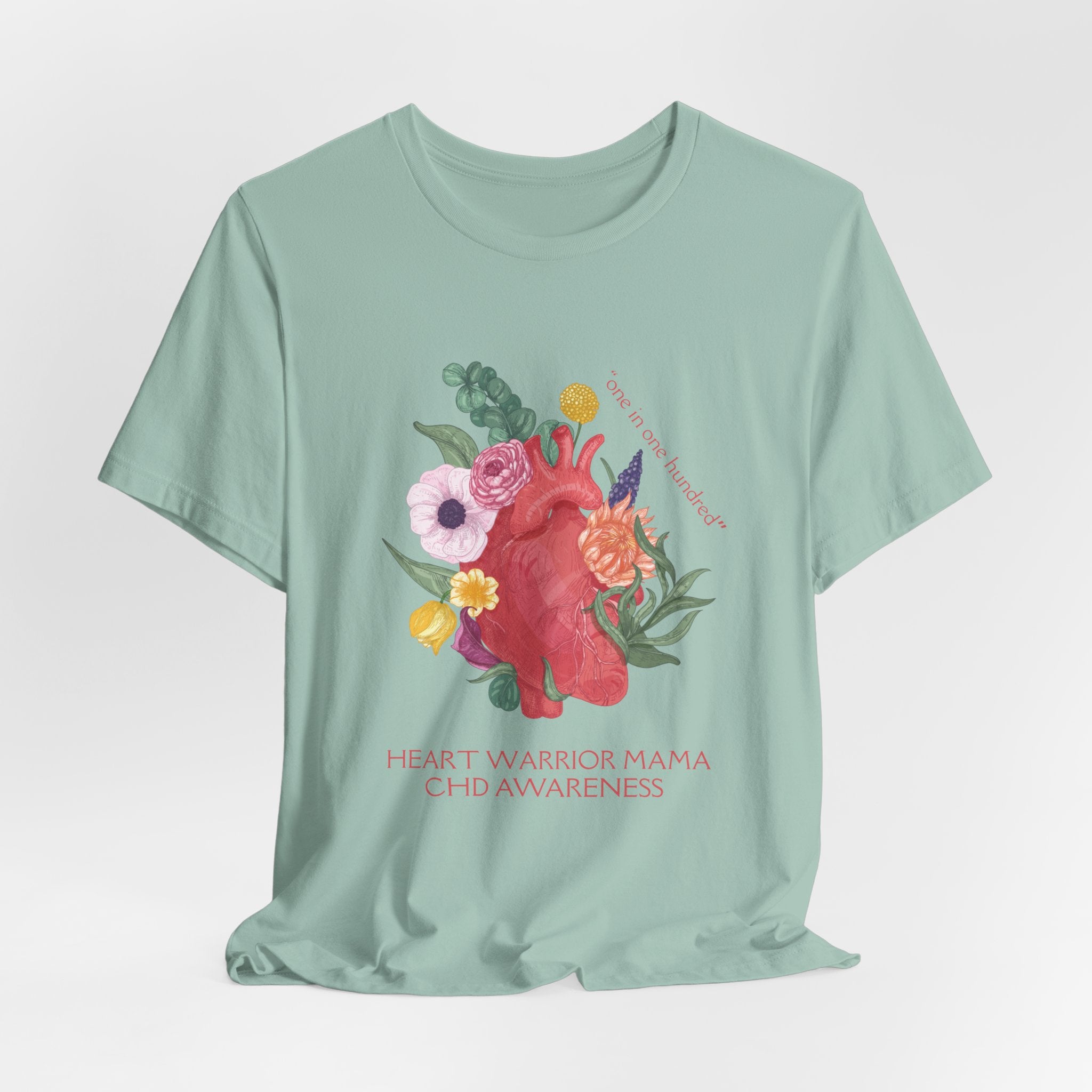 Heart Warrior Mama CHD Awareness Tee