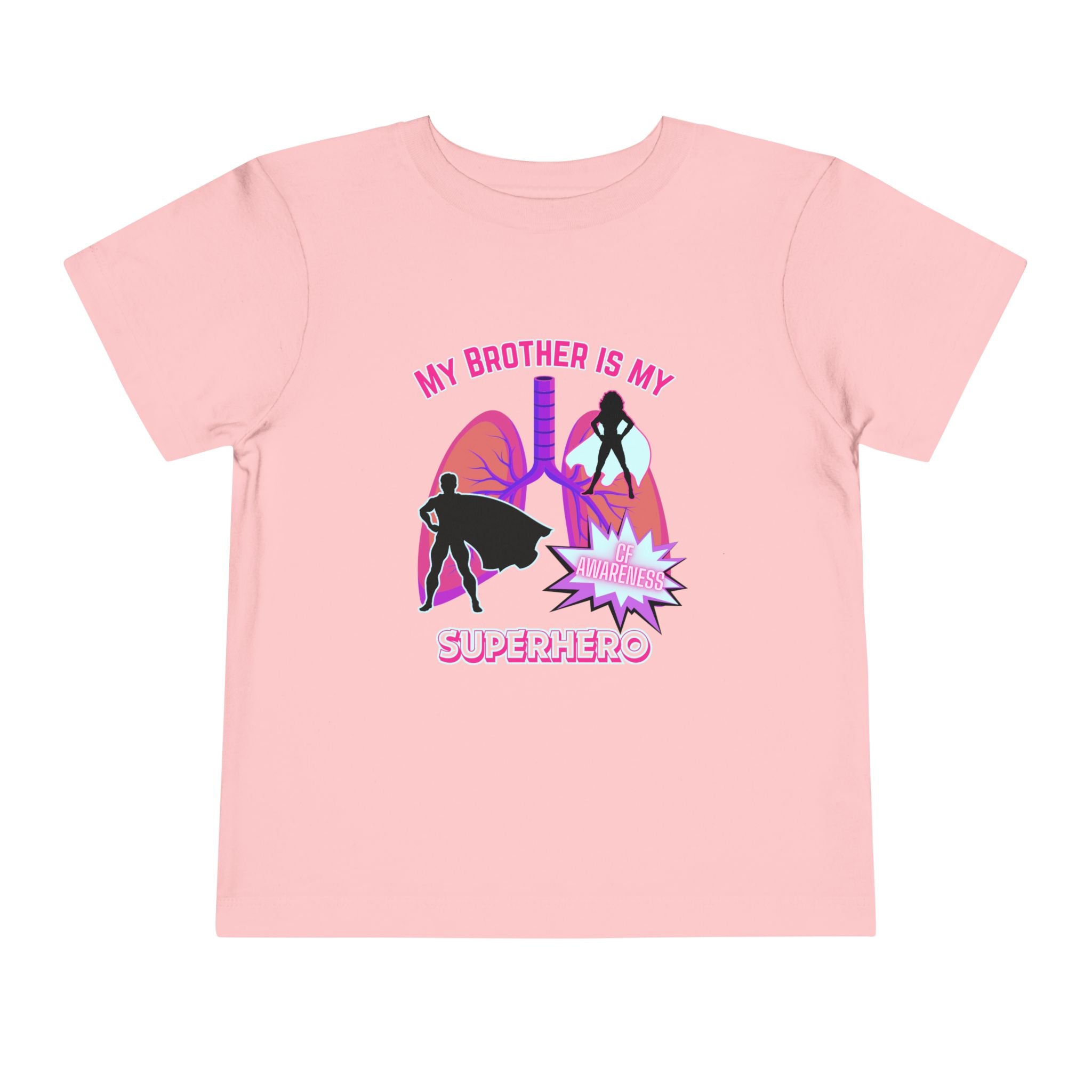 Toddler T-Shirt Brother Superhero CF Awareness
