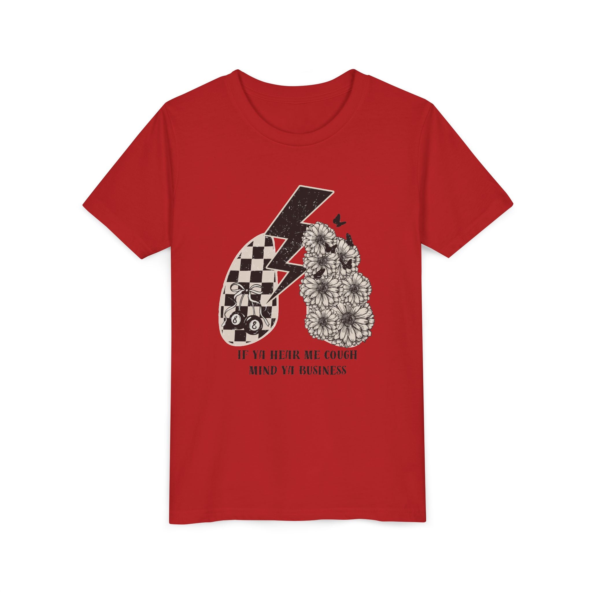 Lungs Mind Ya Business Tee- Youth
