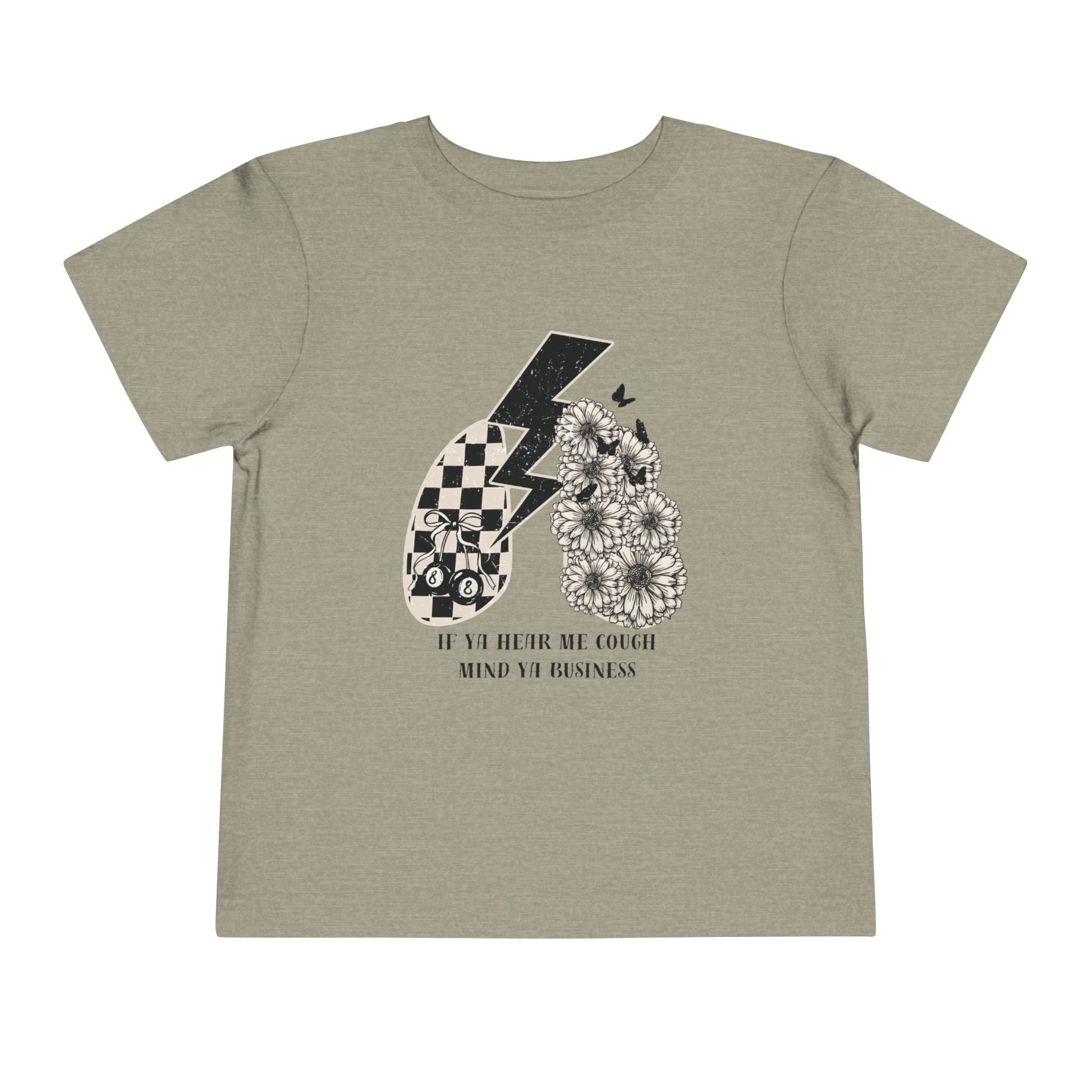 Toddler Tee Lungs Mind ya Business
