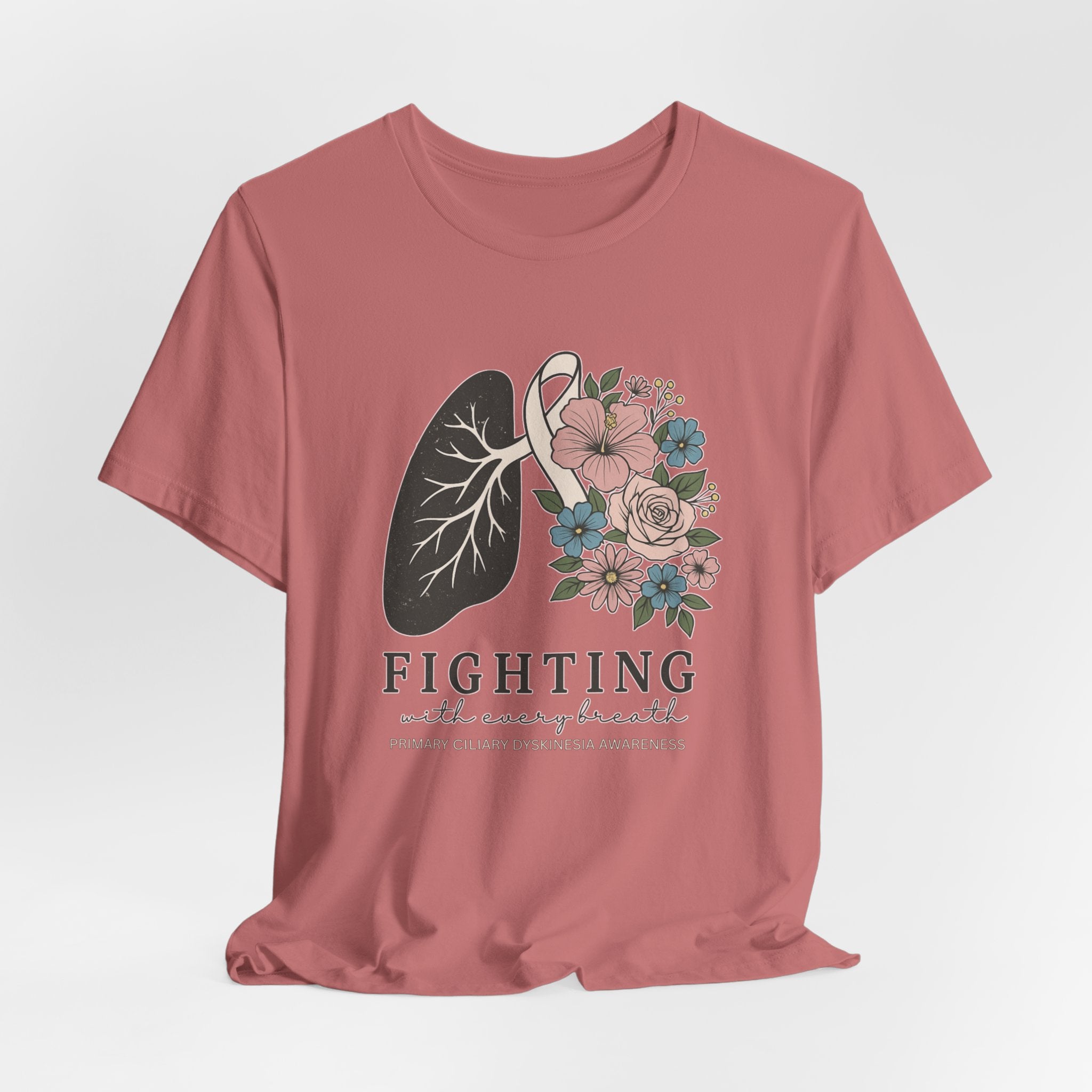 PCD Short Sleeve Tee - Fighting with Every Breath