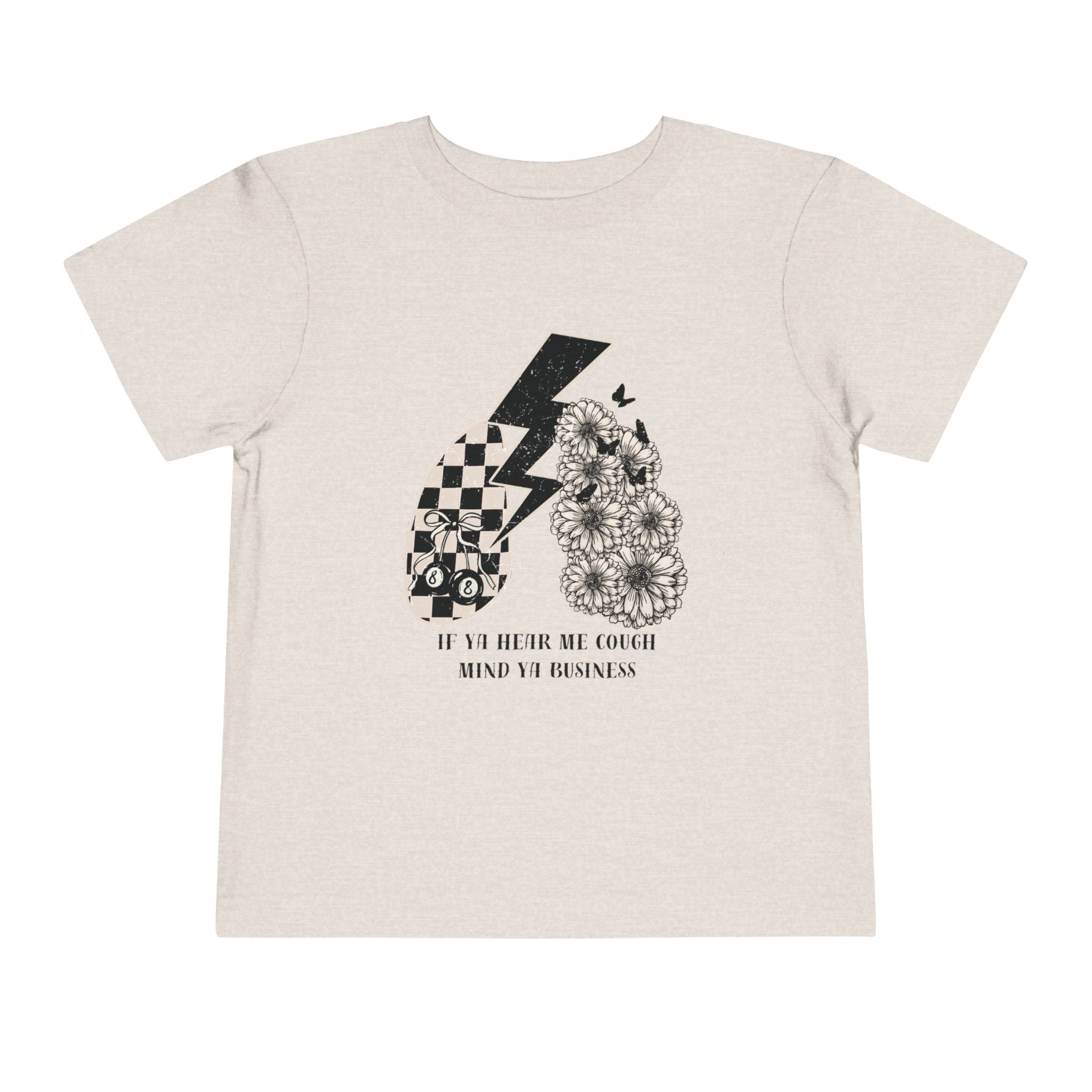 Toddler Tee Lungs Mind ya Business