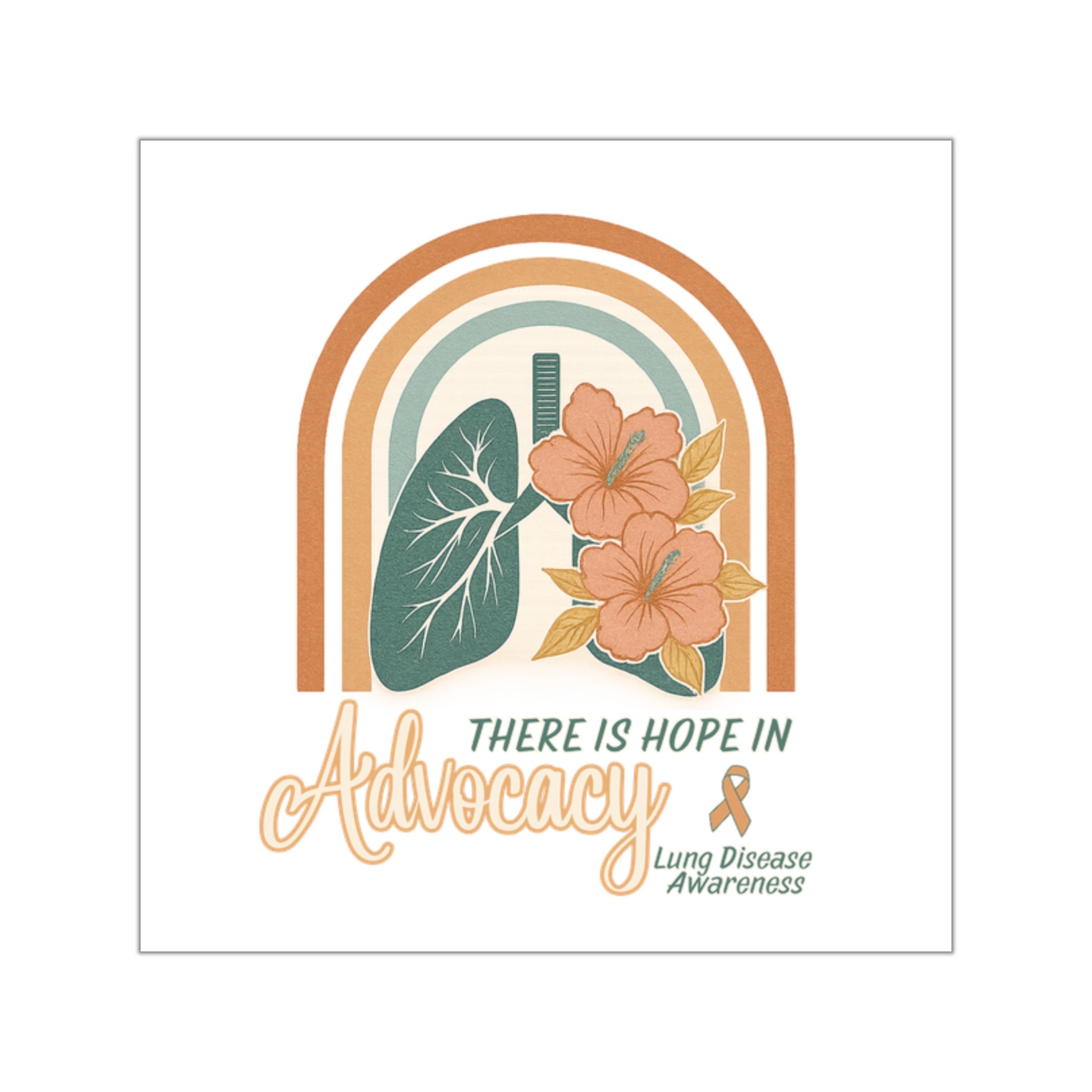Vinyl Stickers - Hope in Advocacy Lung Disease