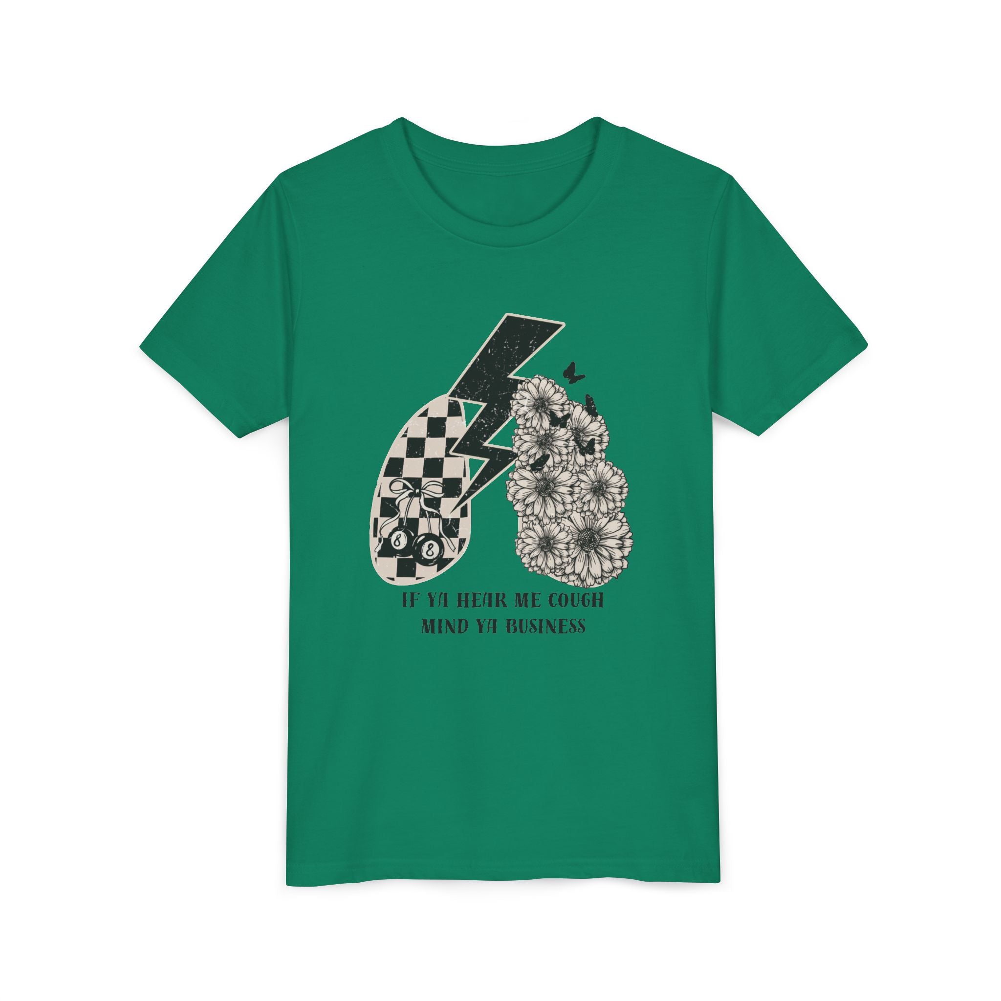 Lungs Mind Ya Business Tee- Youth