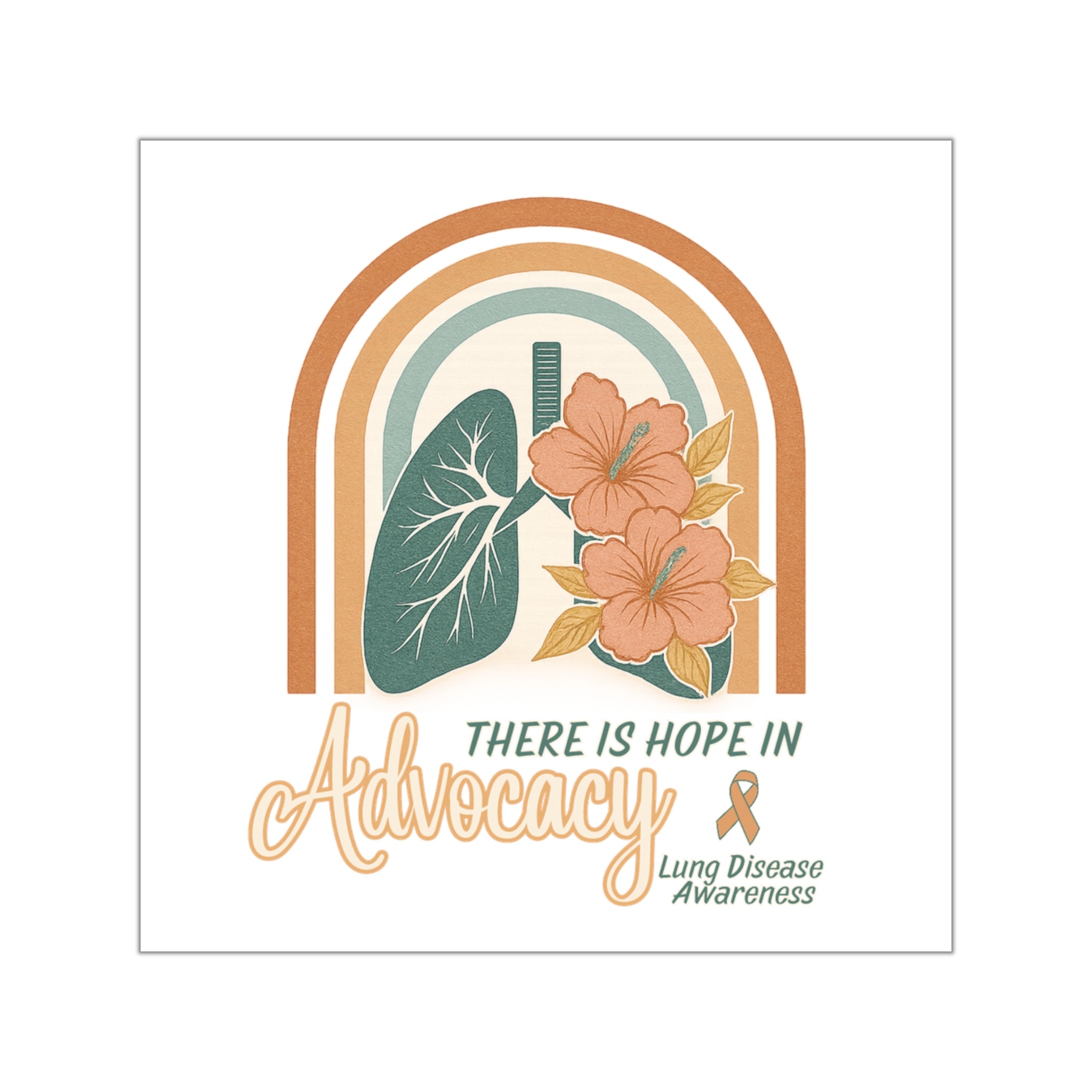 Vinyl Stickers - Hope in Advocacy Lung Disease