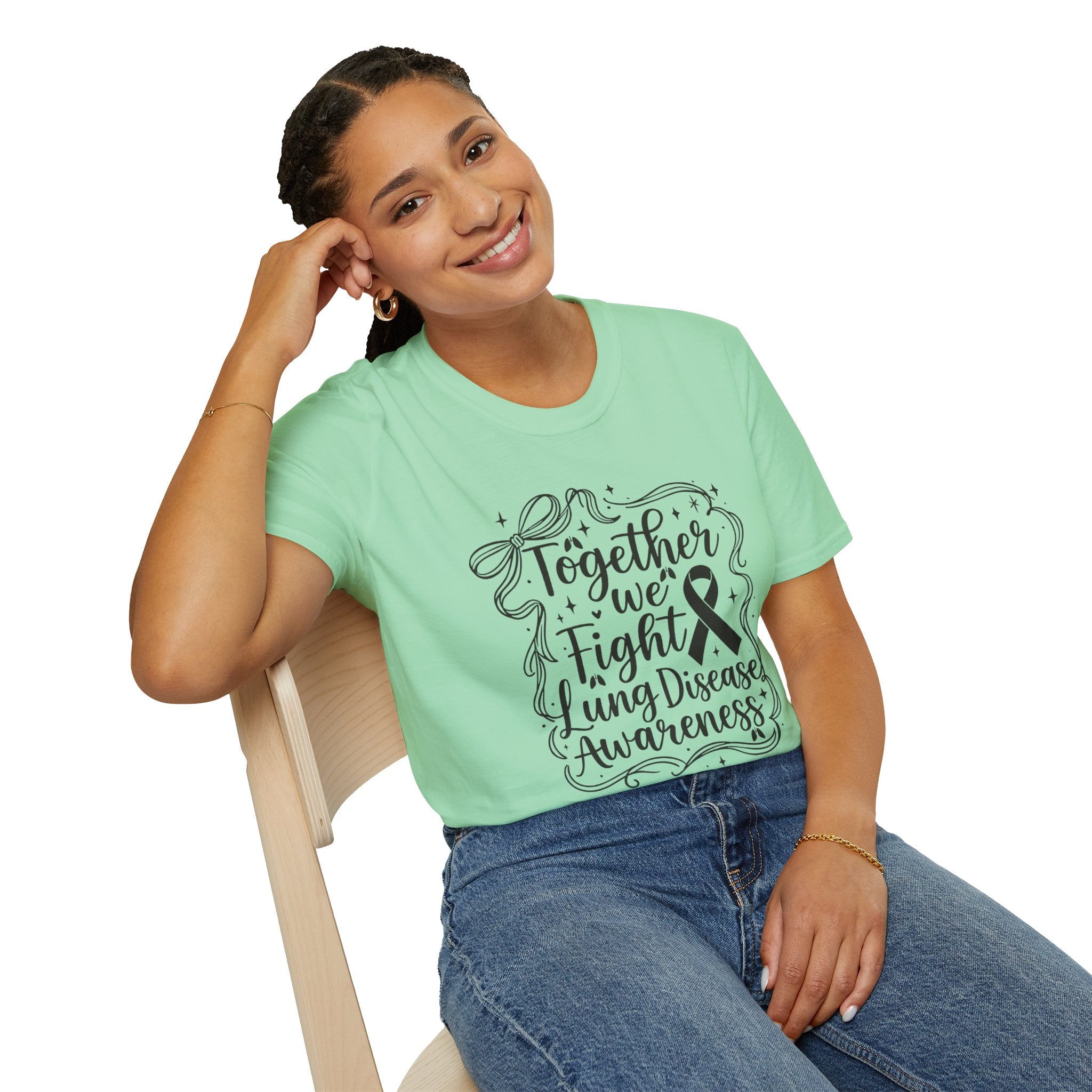 Lung Disease Awareness T-Shirt- Together We Fight