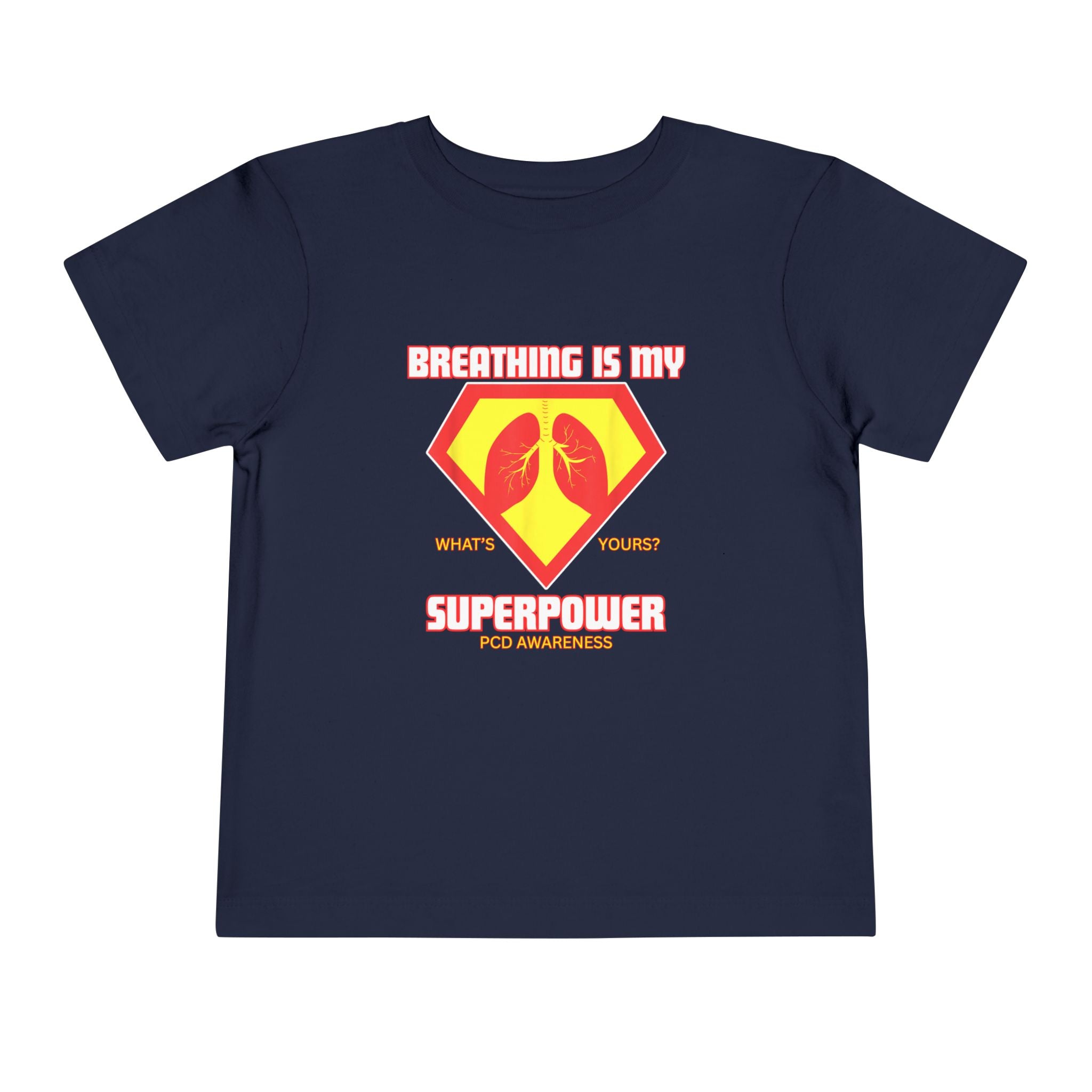 Toddler Tee - Breathing is my superpower PCD Design