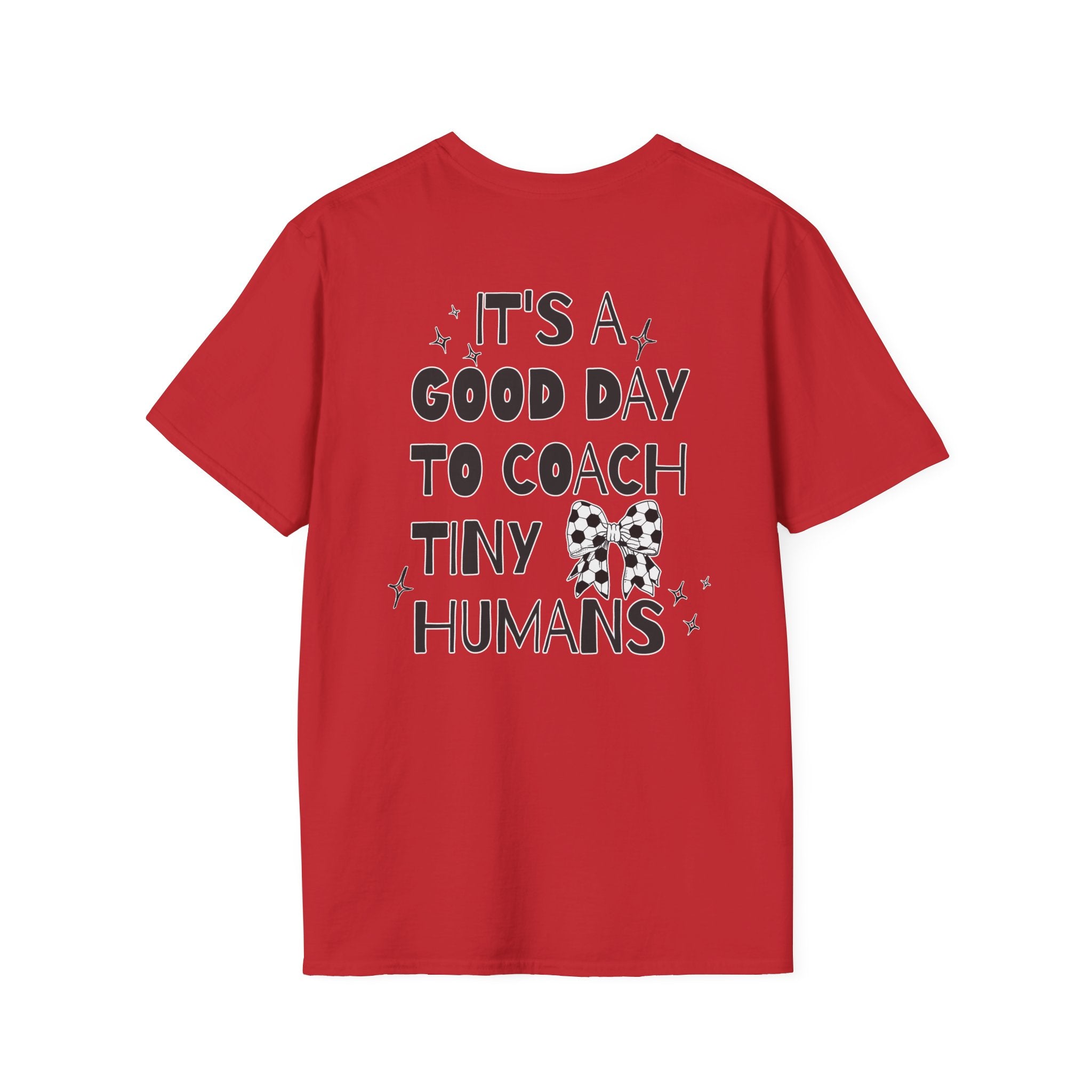 Soccer Coach T-Shirt - Tiny Humans Coaching Design