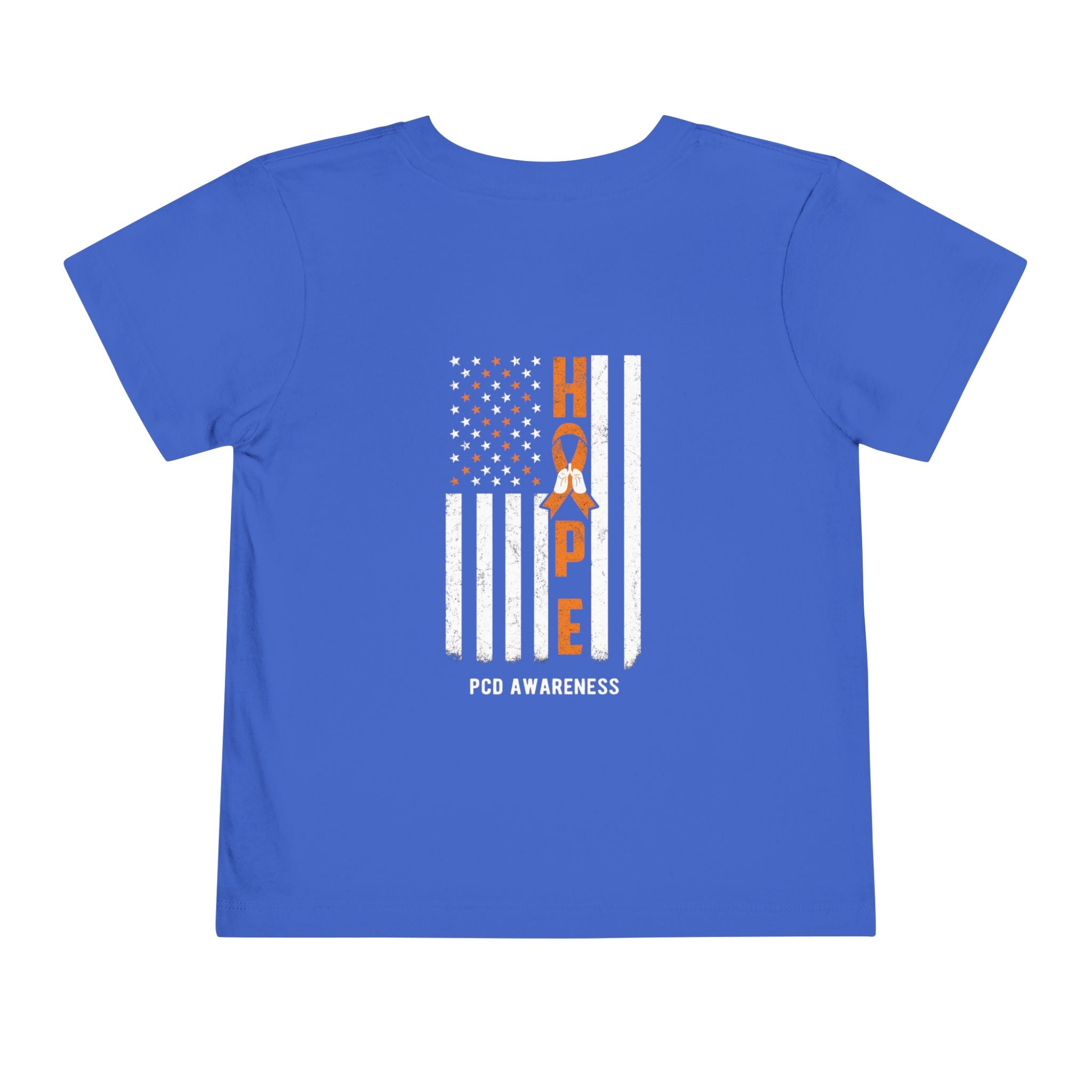 Toddler Tee PCD Awareness Flag Shirt
