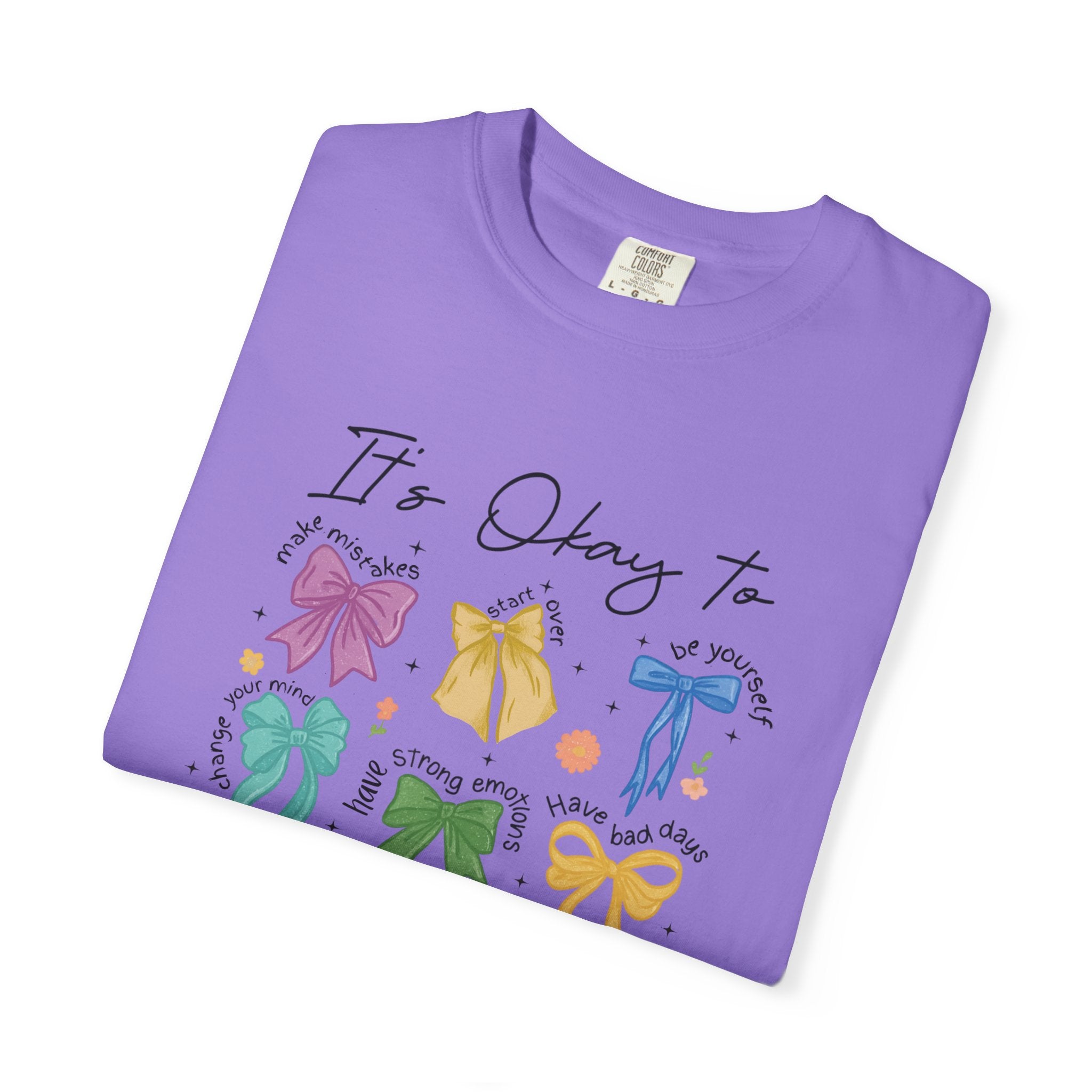 It’s okay to- Mental Health Coquette Tee