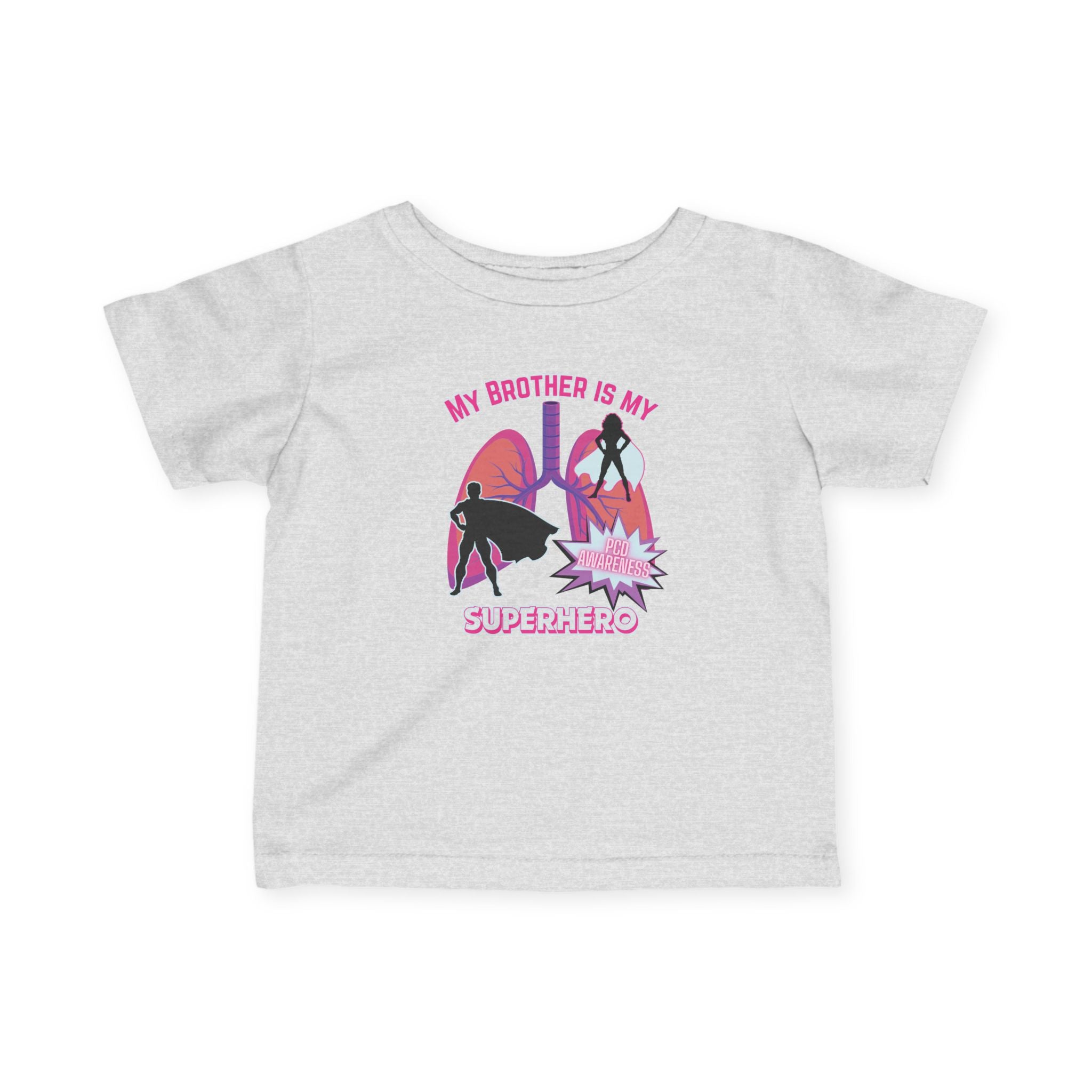 Infant Tee - My Brother is my Superhero - PCD Awareness