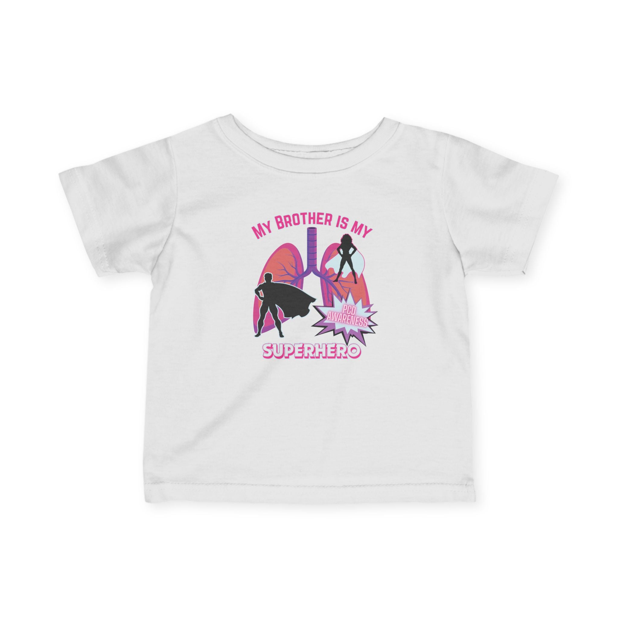 Infant Tee - My Brother is my Superhero - PCD Awareness
