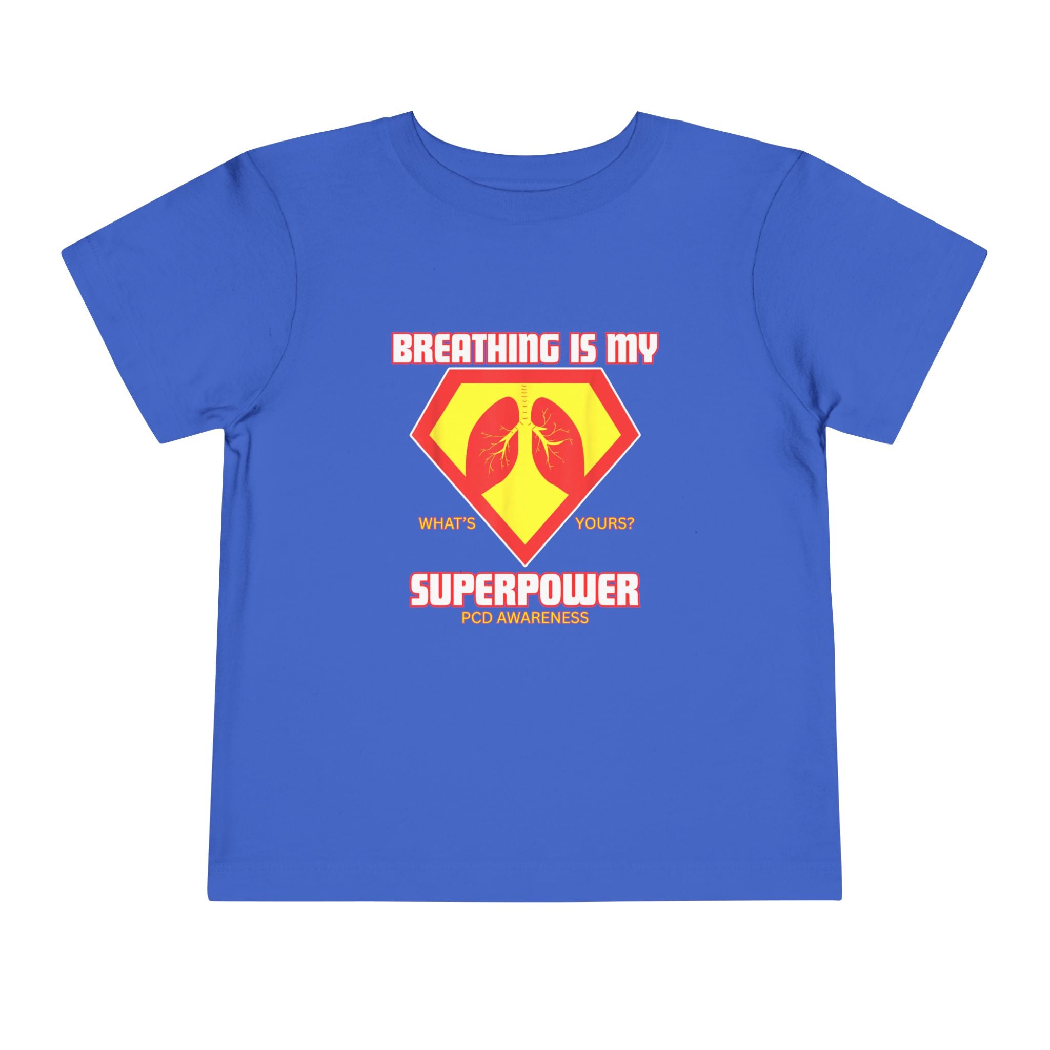 Toddler Tee - Breathing is my superpower PCD Design