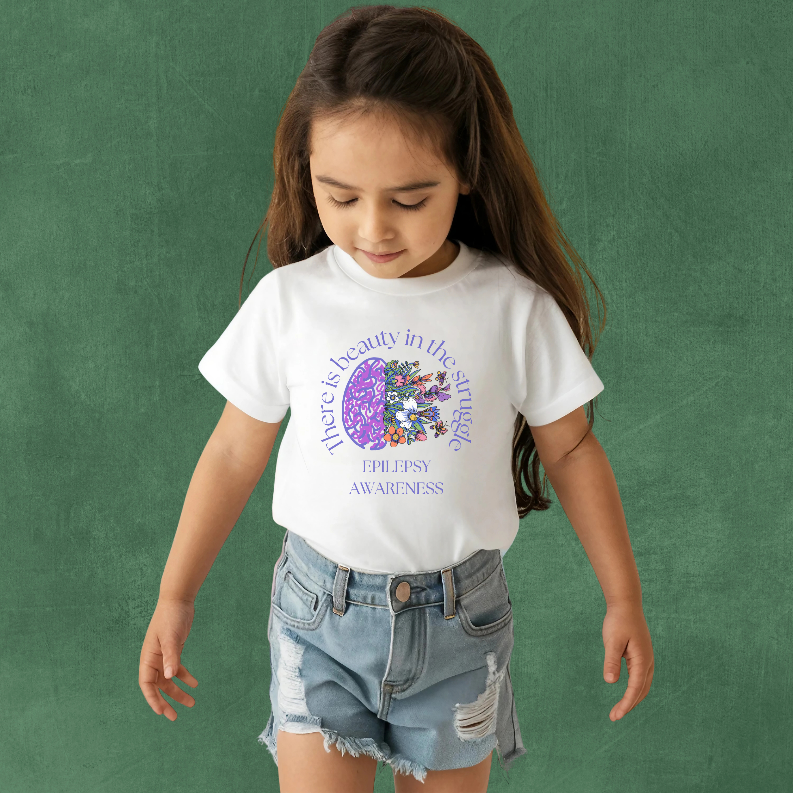 Kids Tee - Beauty in the Struggle Epilepsy Awareness