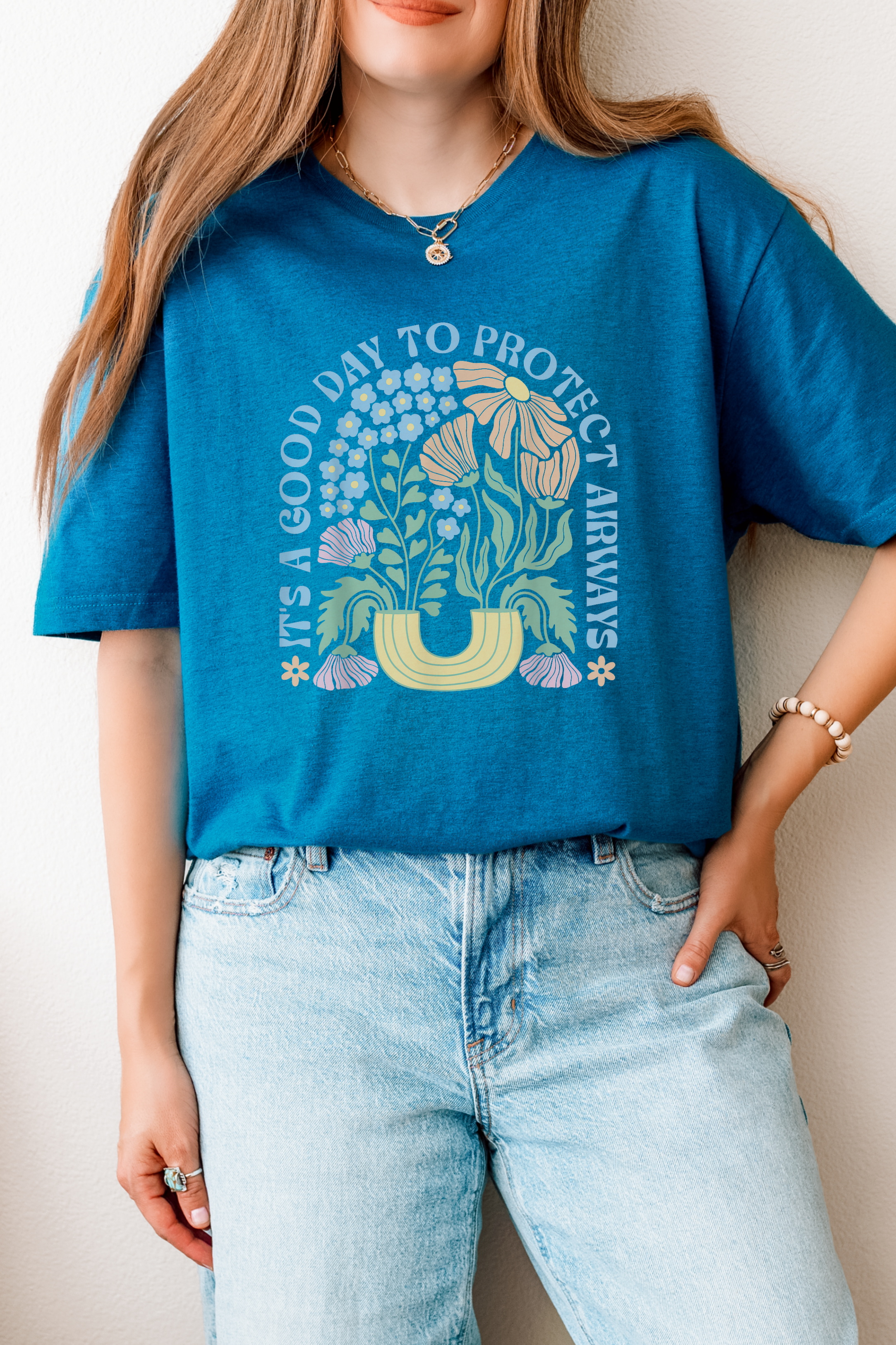 Unisex T-Shirt - Good Day to Protect Airways RT