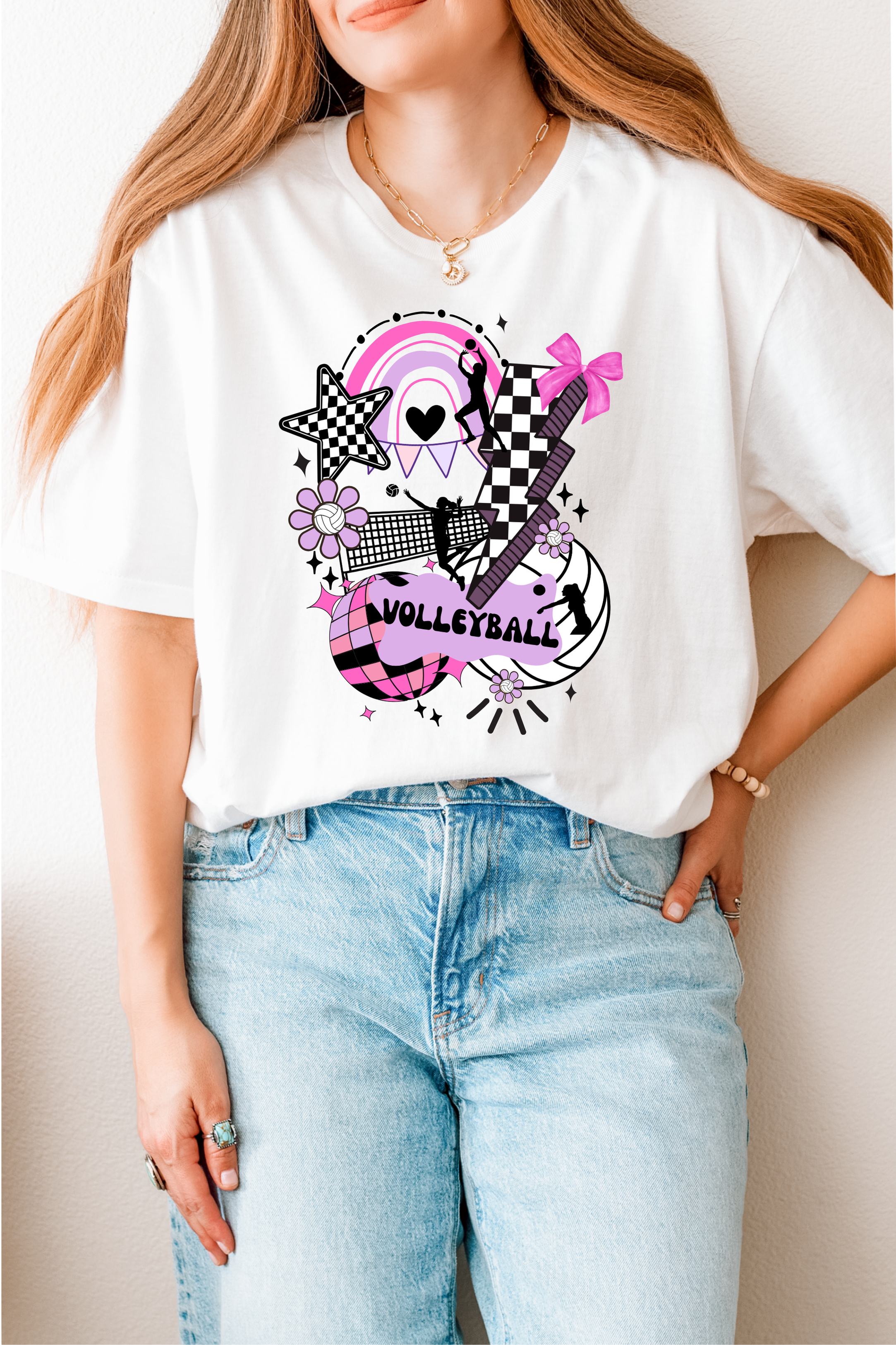 Volleyball T-Shirt - Unisex Softstyle Tee with Aesthetic Design