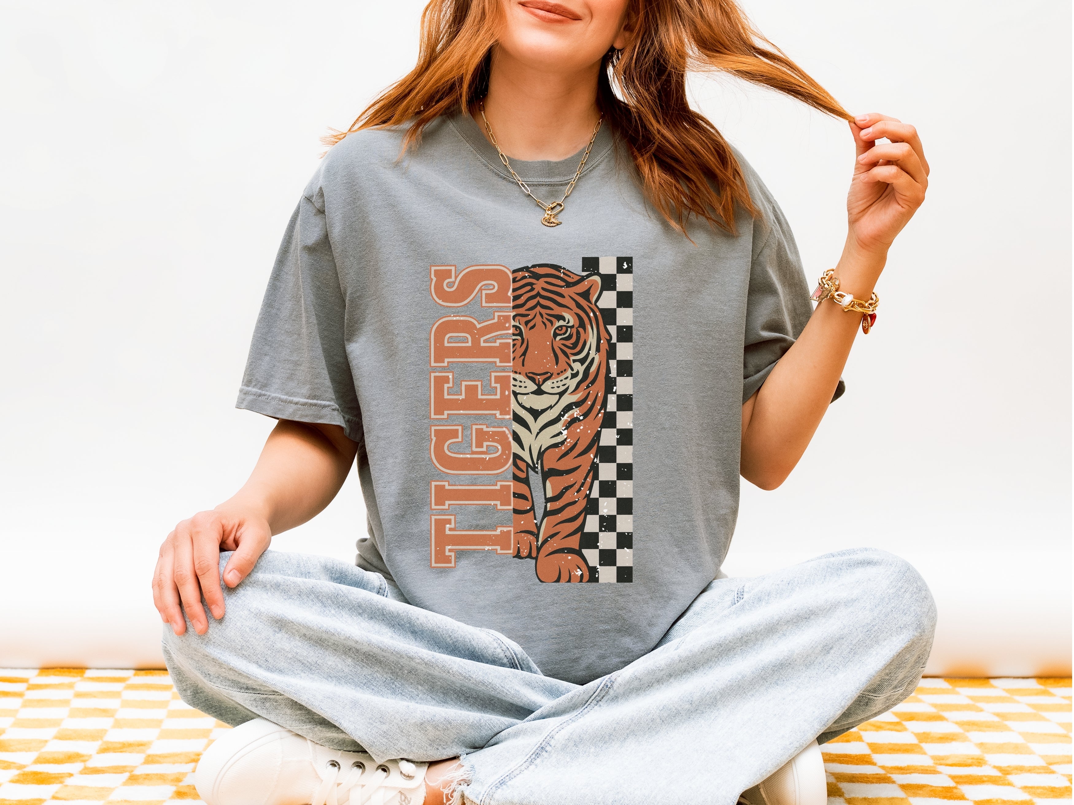 Distressed Tigers T-shirt