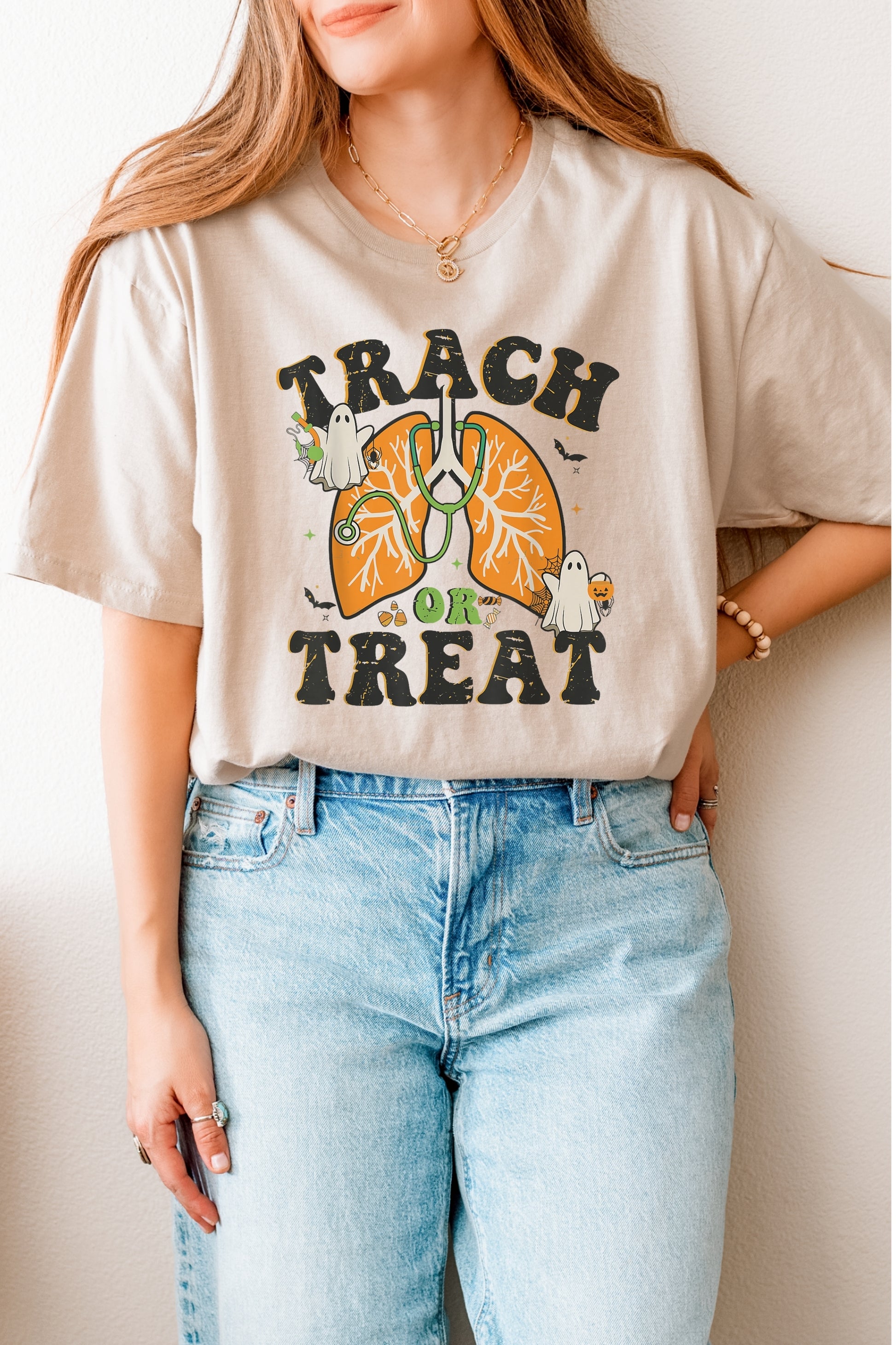 Halloween Trach or Treat Unisex Softstyle T-Shirt