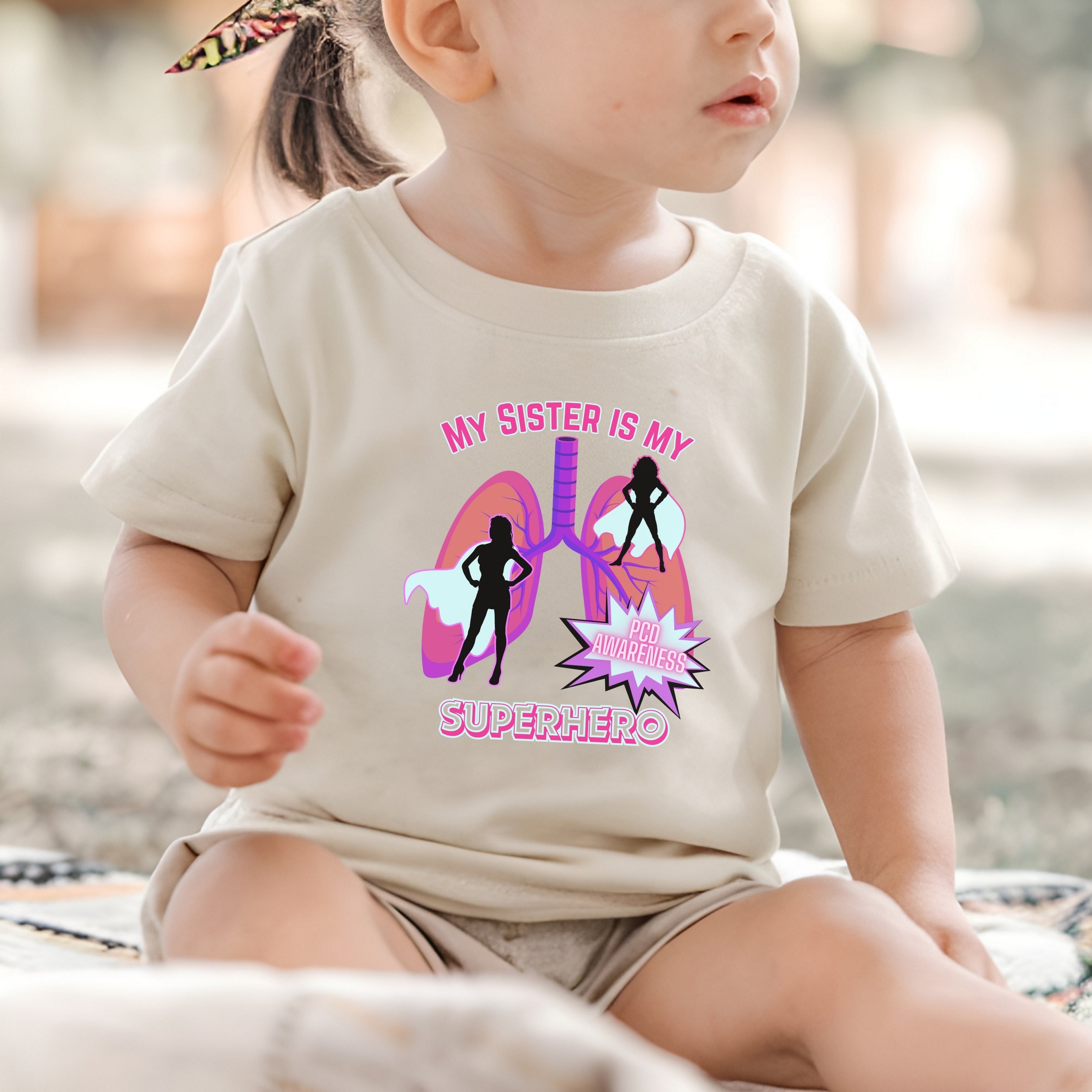 Toddler Tee Superhero PCD Awareness T-Shirt