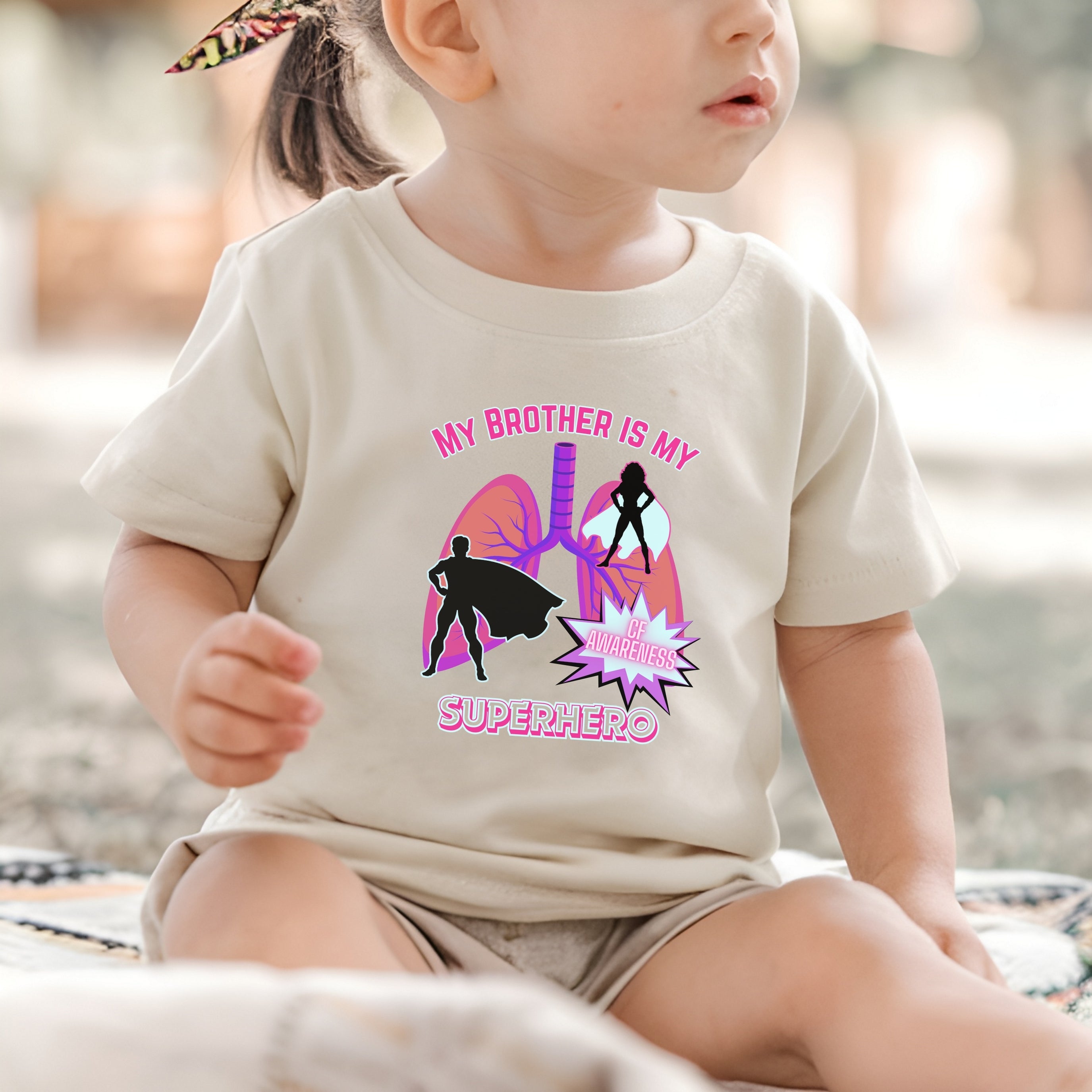 Toddler T-Shirt Brother Superhero CF Awareness