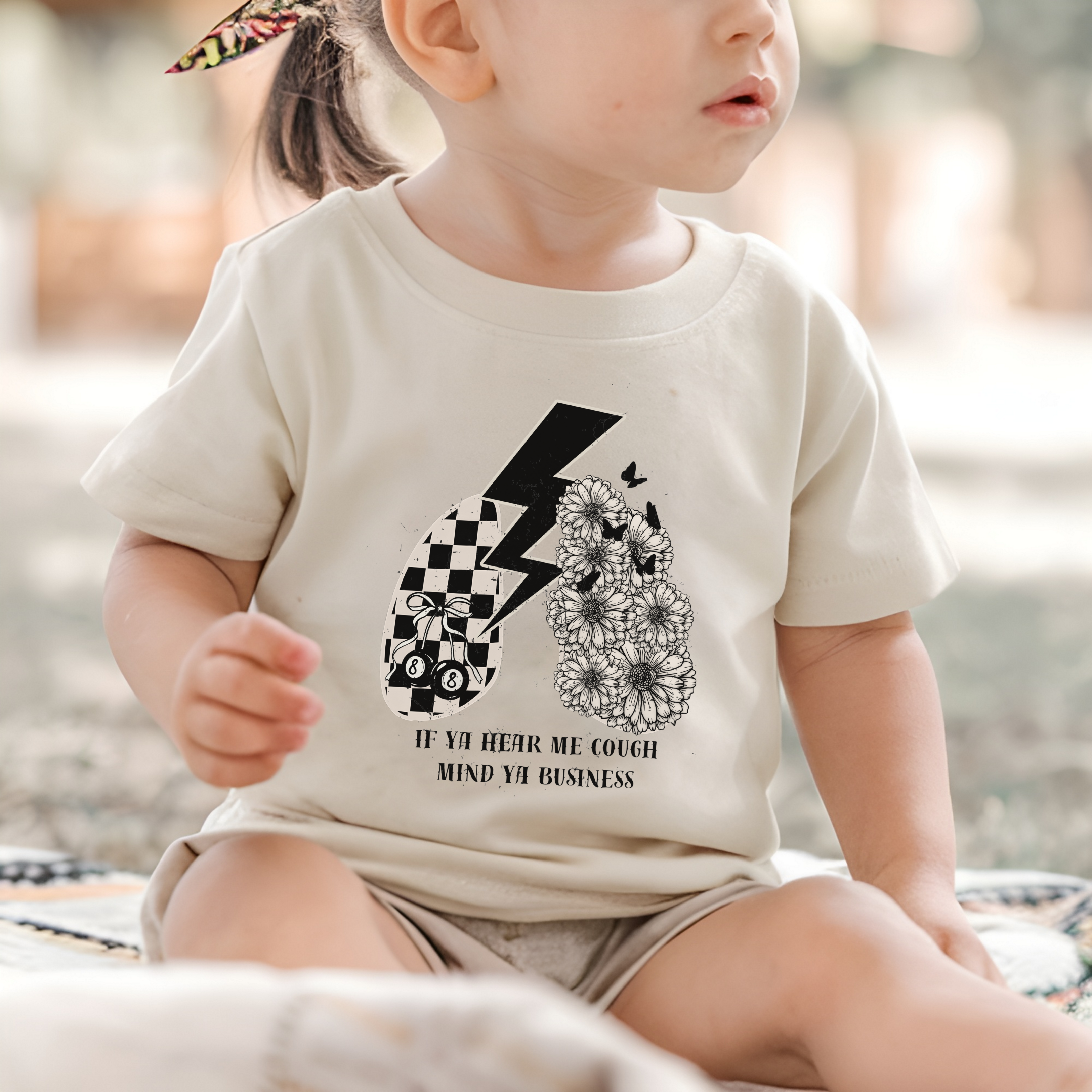 Toddler Tee Lungs Mind ya Business