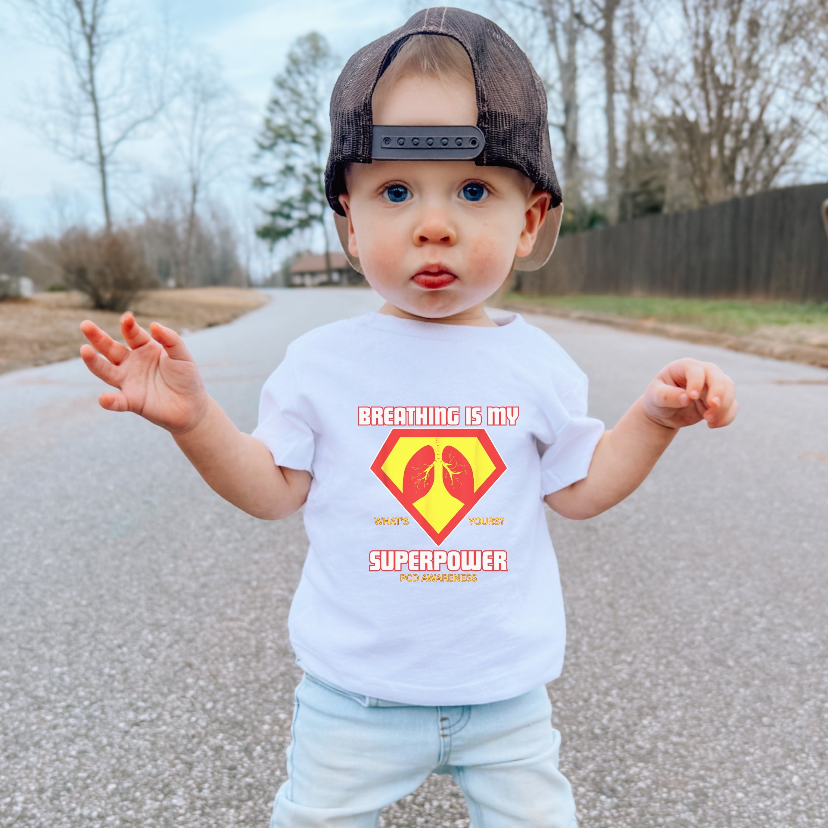 Infant Tee - Breathing is my superpower PCD