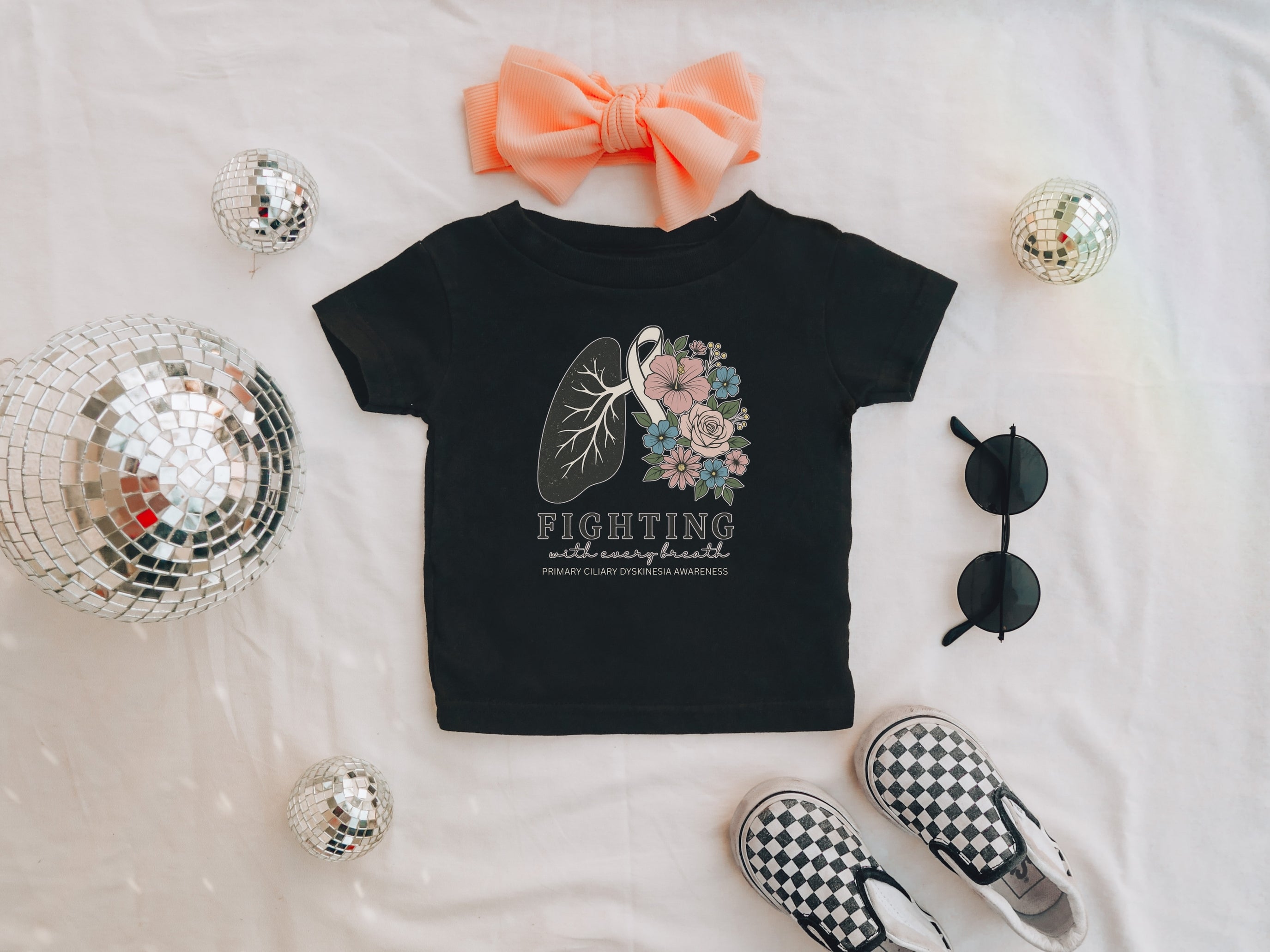 Infant T-Shirt Fighting with Every Breath PCD