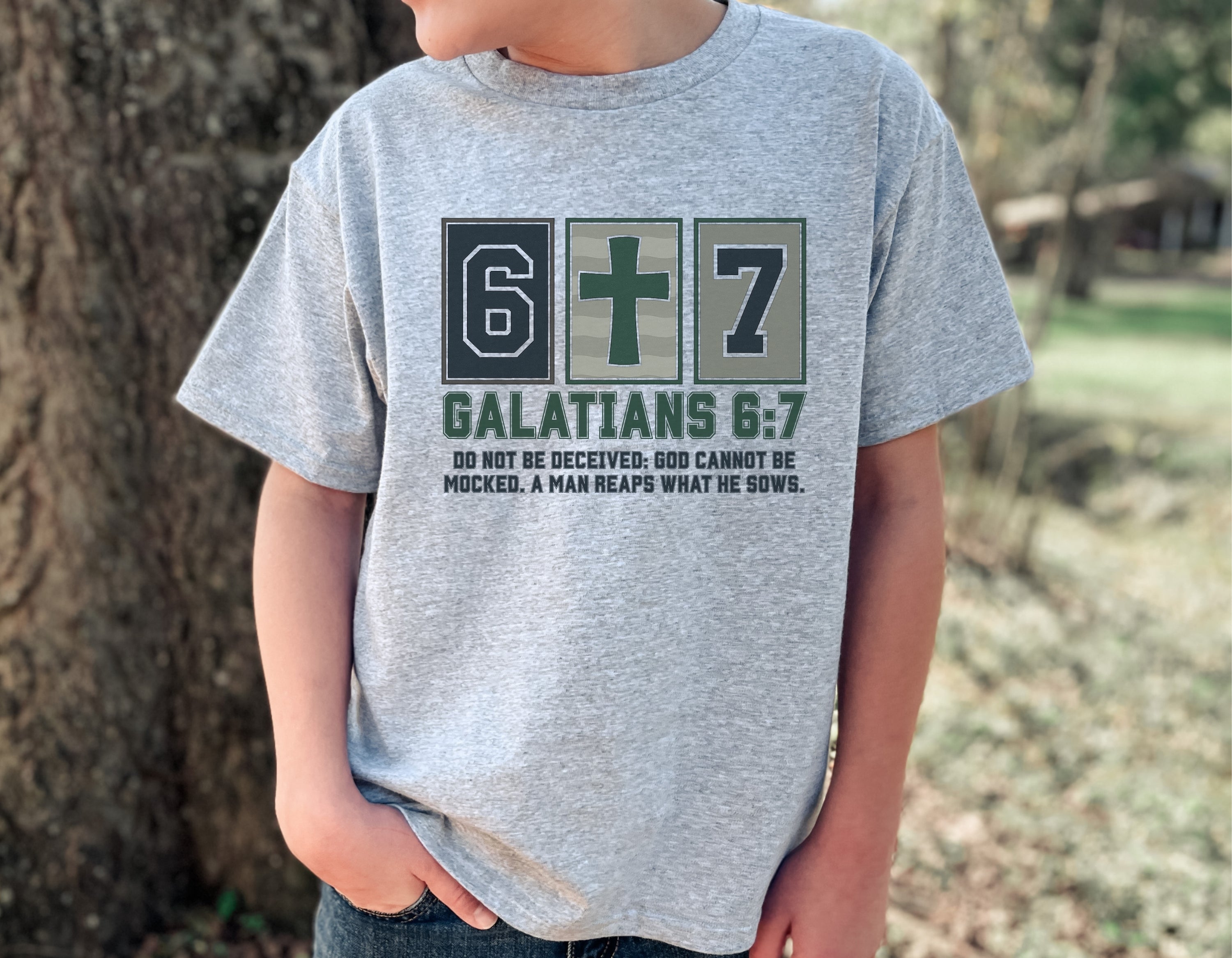 Kids Tee - Boys 6:7 Scripture Design