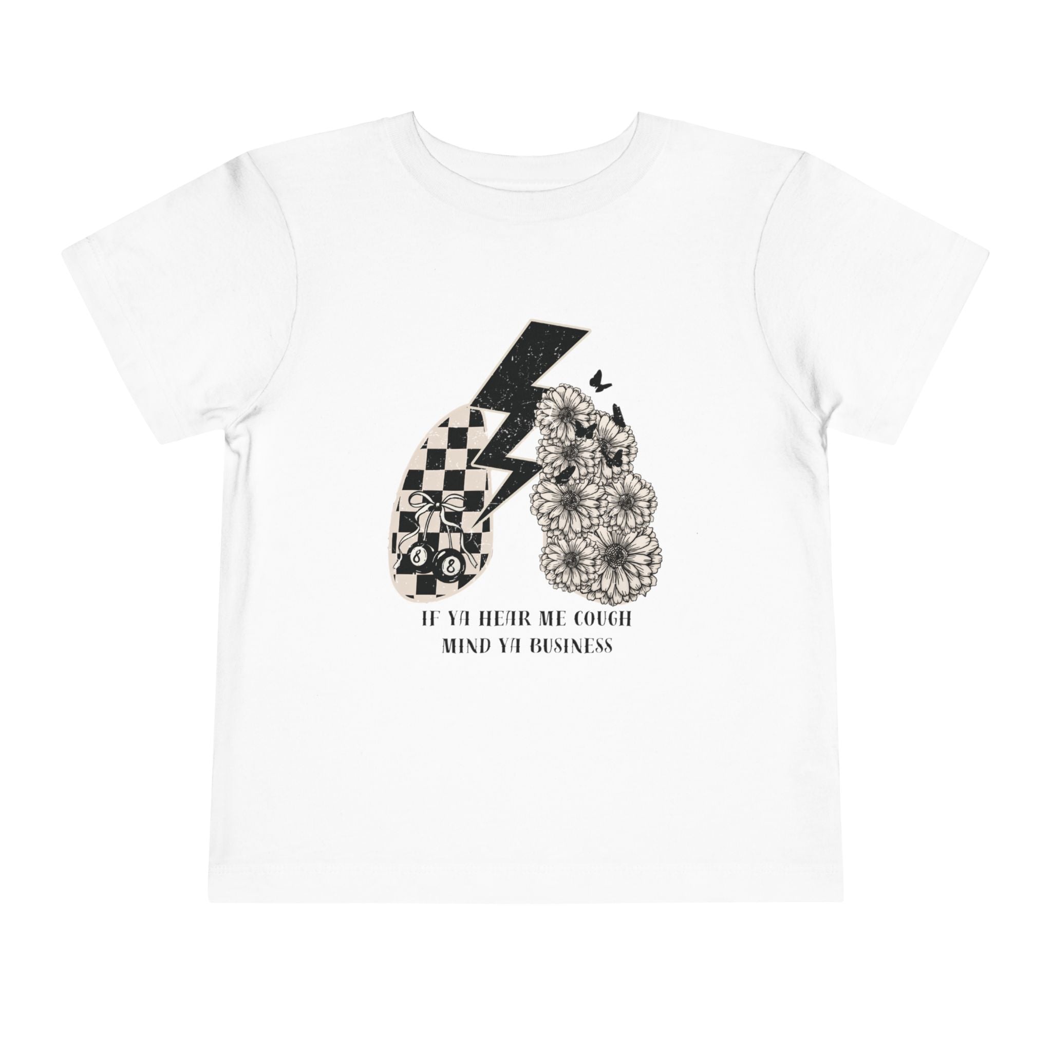 Toddler Tee Lungs Mind ya Business