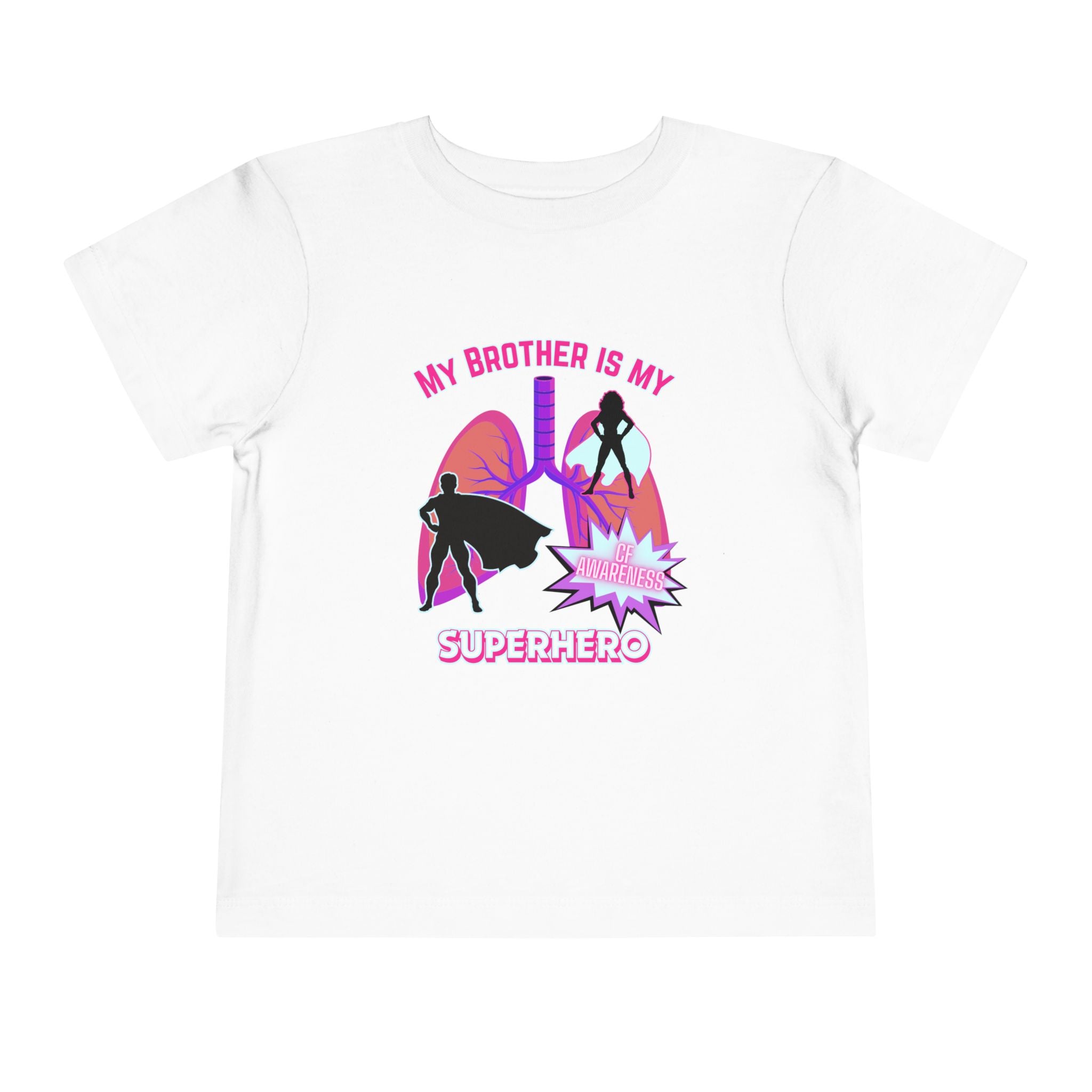 Toddler T-Shirt Brother Superhero CF Awareness