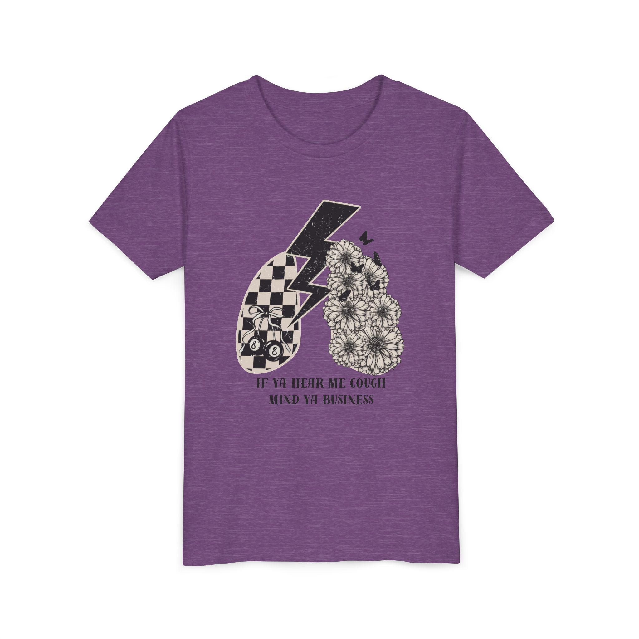 Lungs Mind Ya Business Tee- Youth