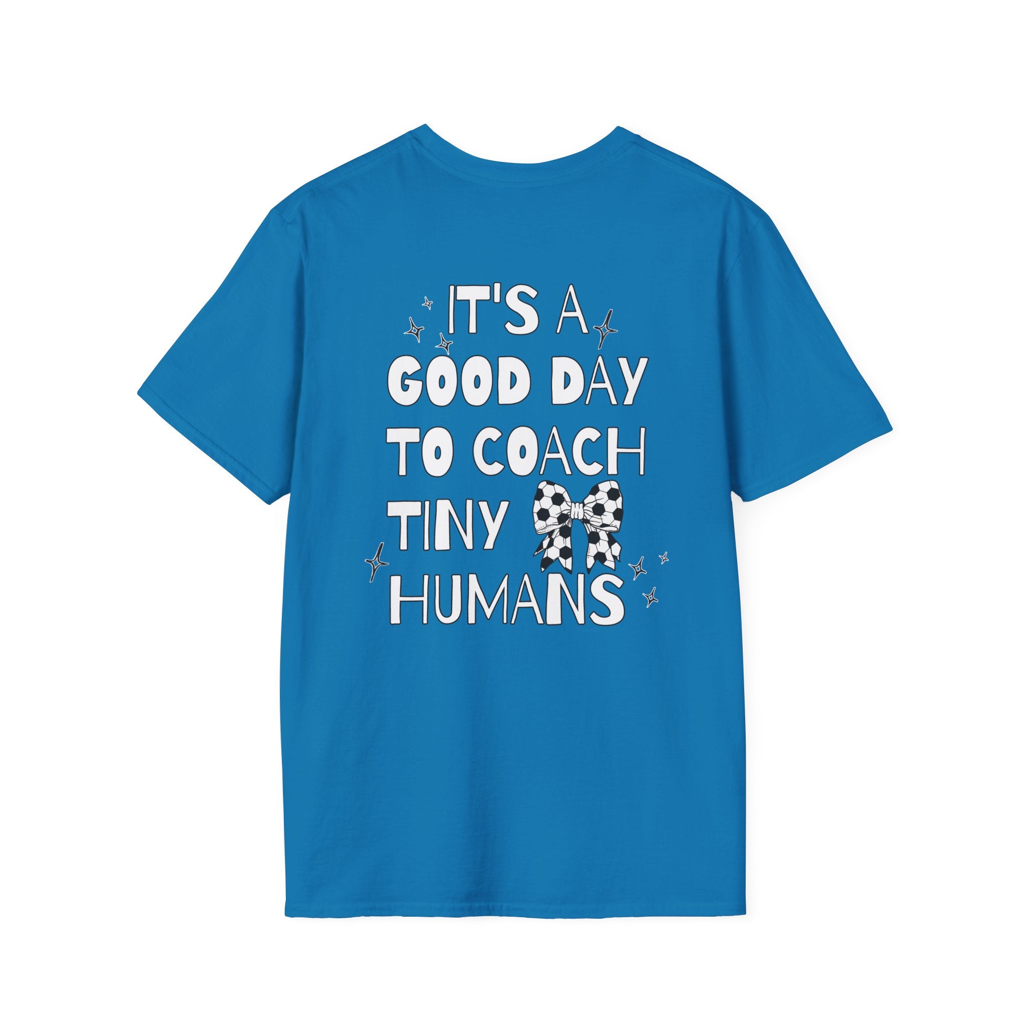 Soccer Coach T-Shirt - Tiny Humans Coaching Design